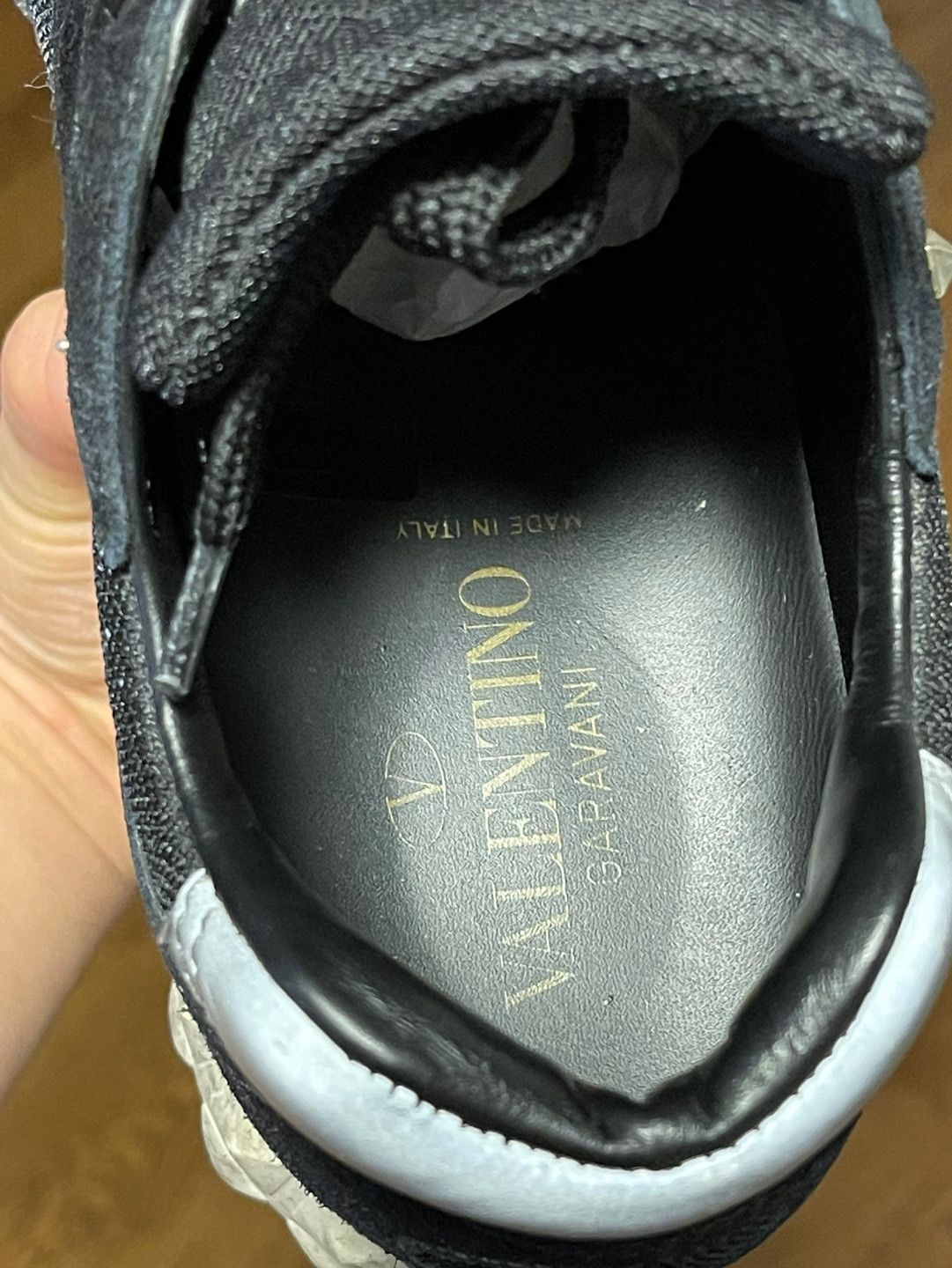 Valentino Black Valentino Garavani Soul AM Sneakers EU 38 Size US 5.5 / EU 38 - 4 Thumbnail