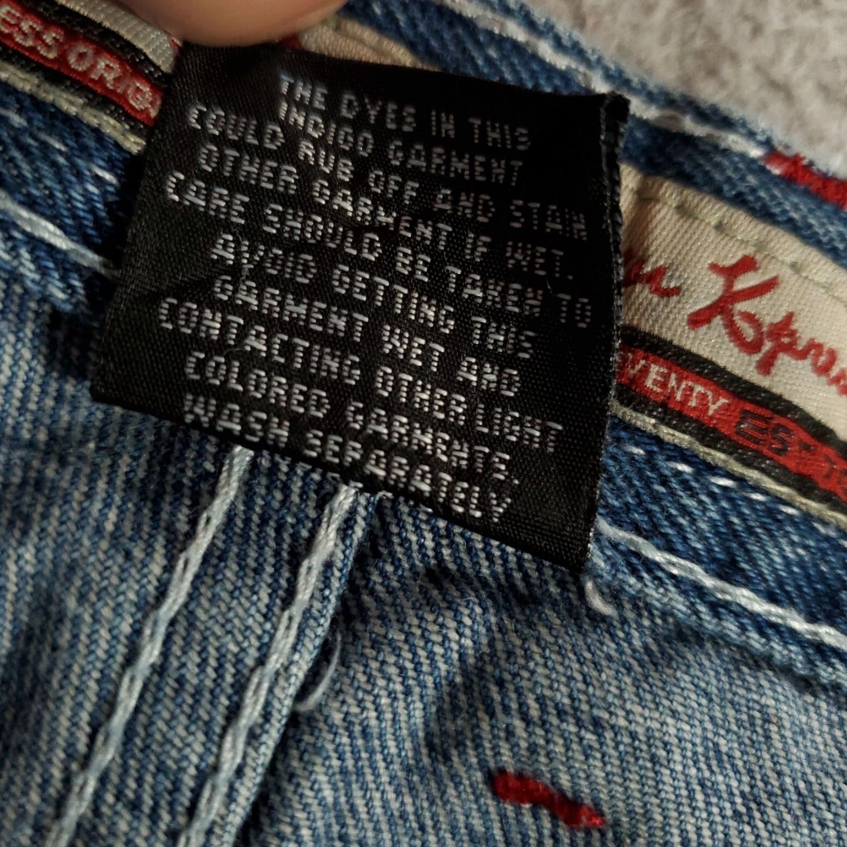 Denime Mens Denim Short 36 Jorts Hip Hop Grunge Relaxed Fit 36x13 Blue Denim Casual 90s Mens Bermuda Shorts Regular 5-Pocket Size US 36 / EU 52 - 6 Thumbnail