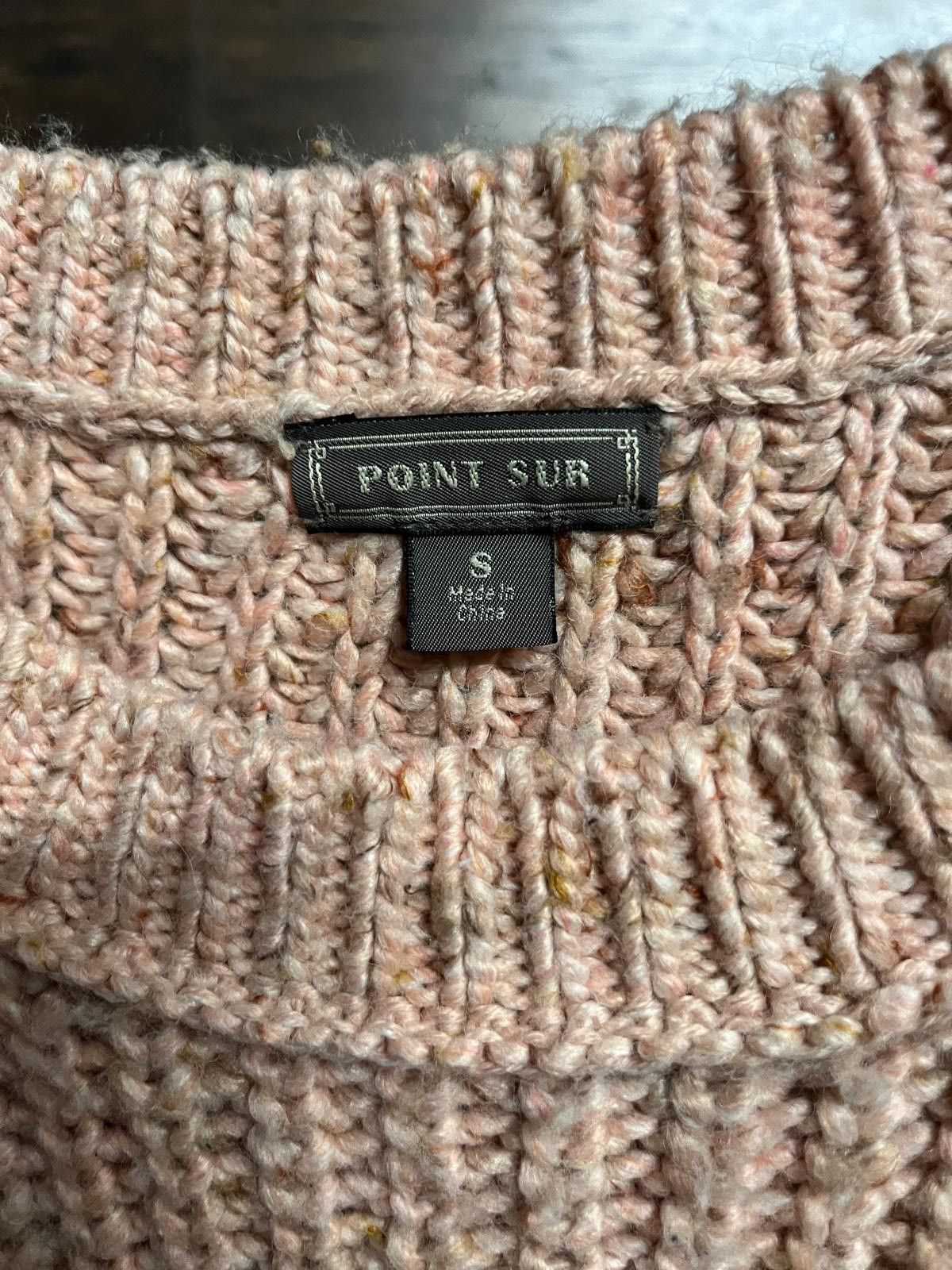J.Crew Point Sur Chunky Knitted Sweater Pink - S Size S / US 4 / IT 40 - 2 Thumbnail