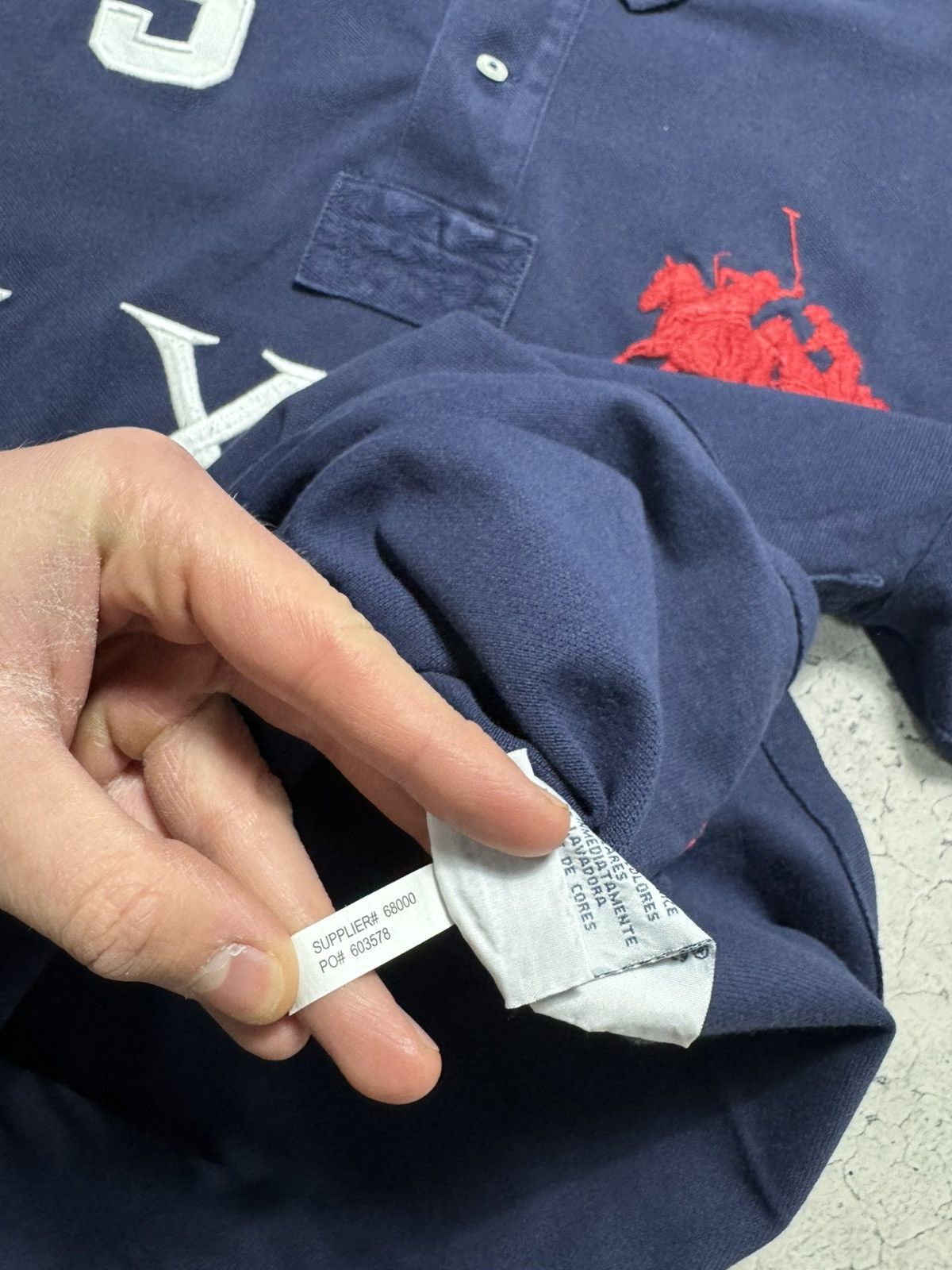 Polo Ralph Lauren Polo Ralph Lauren LXVII #3 Big Pony Vintage Polo Shirt XL Size US XL / EU 56 / 4 - 7 Thumbnail
