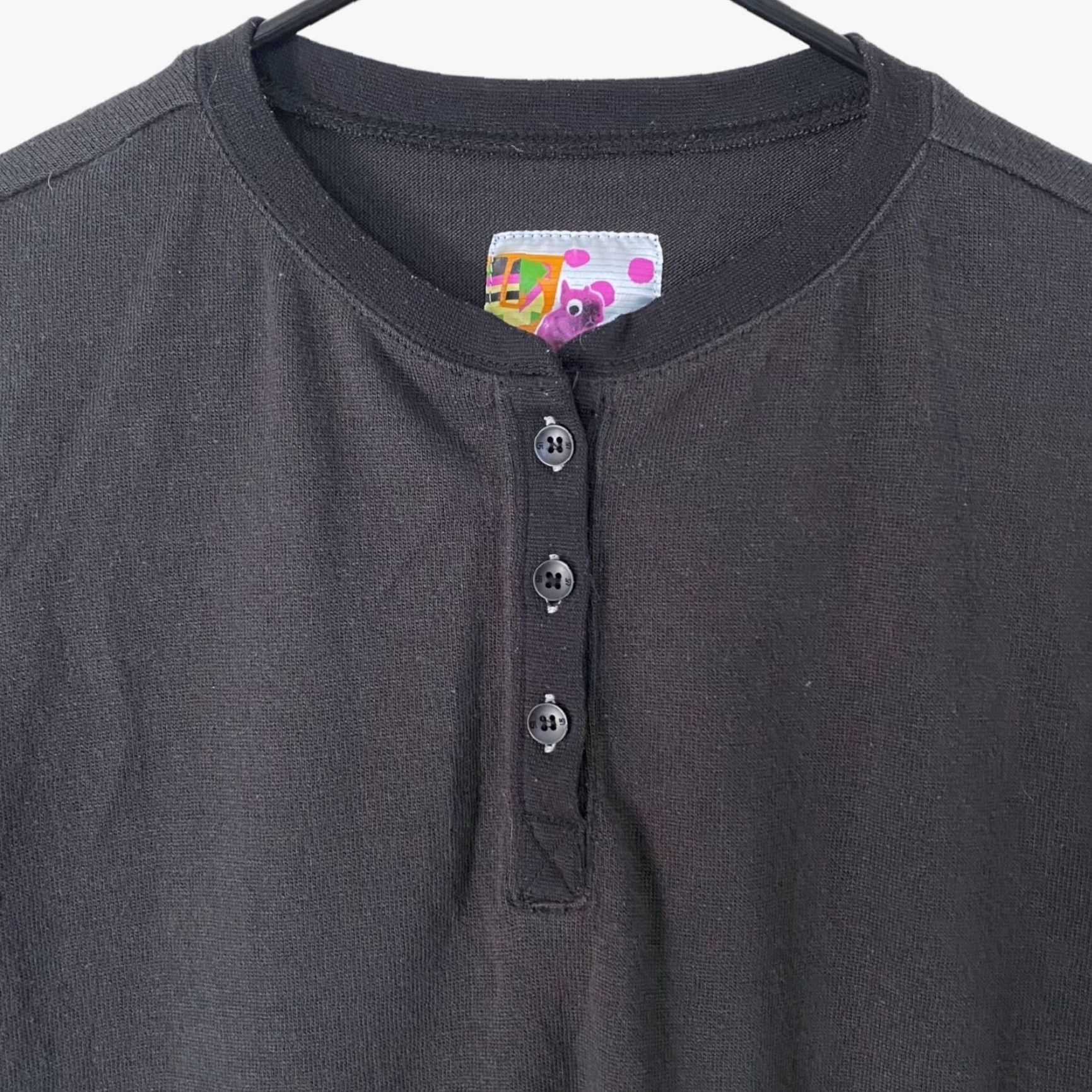 Burton VINTAGE Burton Dry Ride Henley Shirt Black Womens Small Thermal Base Layer Pullover Size S / US 4 / IT 40 - 5 Thumbnail