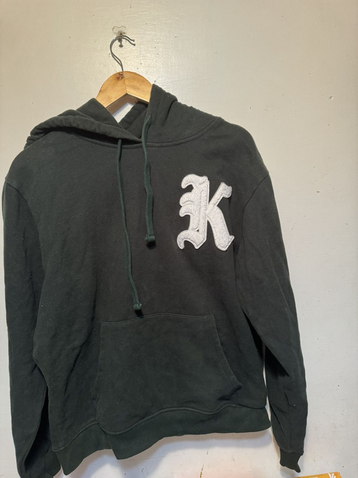 image of Kith K's Hoodie Green Hoodie, Men's (Size Small)