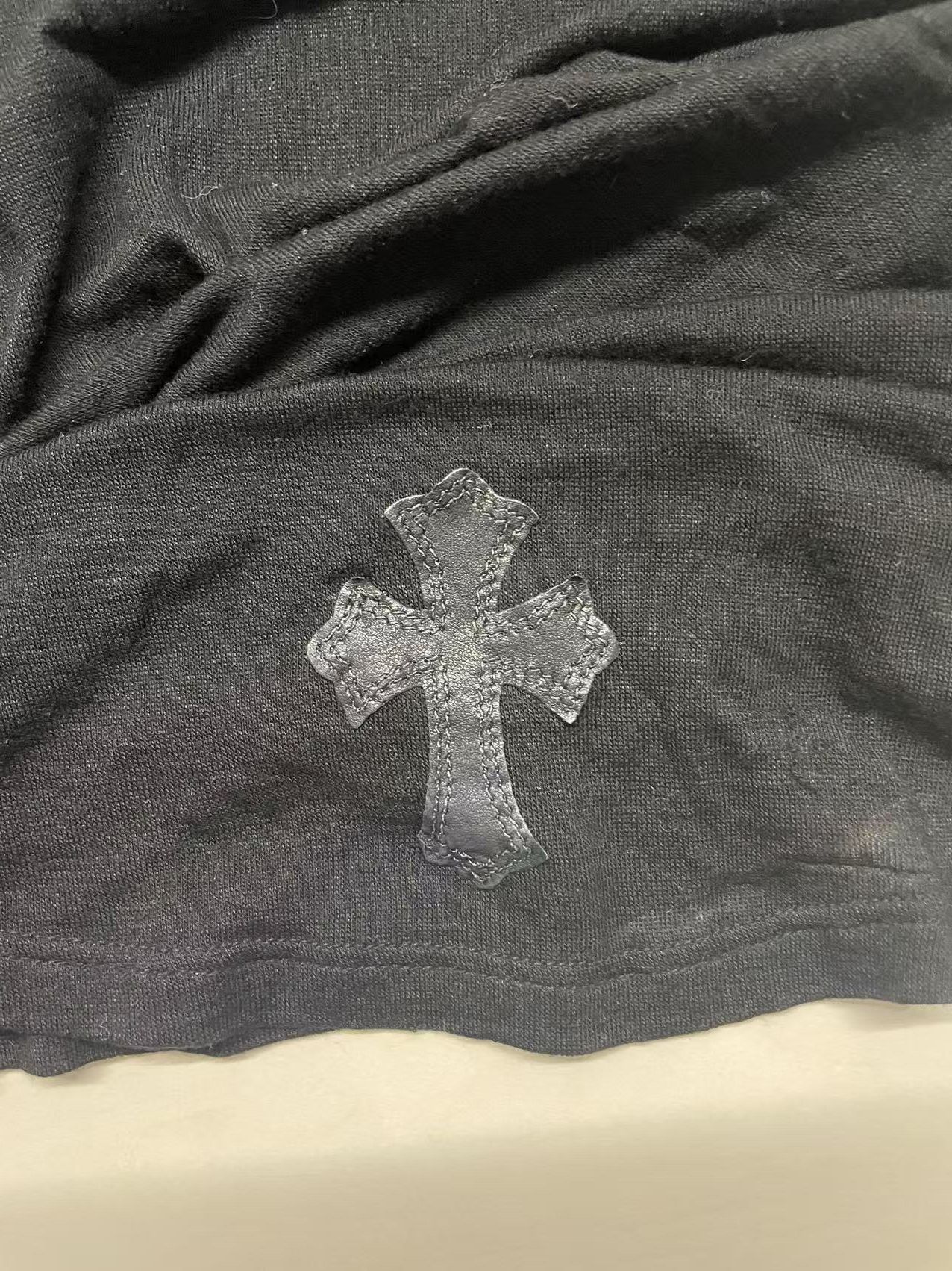 Chrome Hearts Chrome Hearts Leather Cross Black Long Sleeve T-shirt Tee Size S / US 4 / IT 40 - 6 Thumbnail