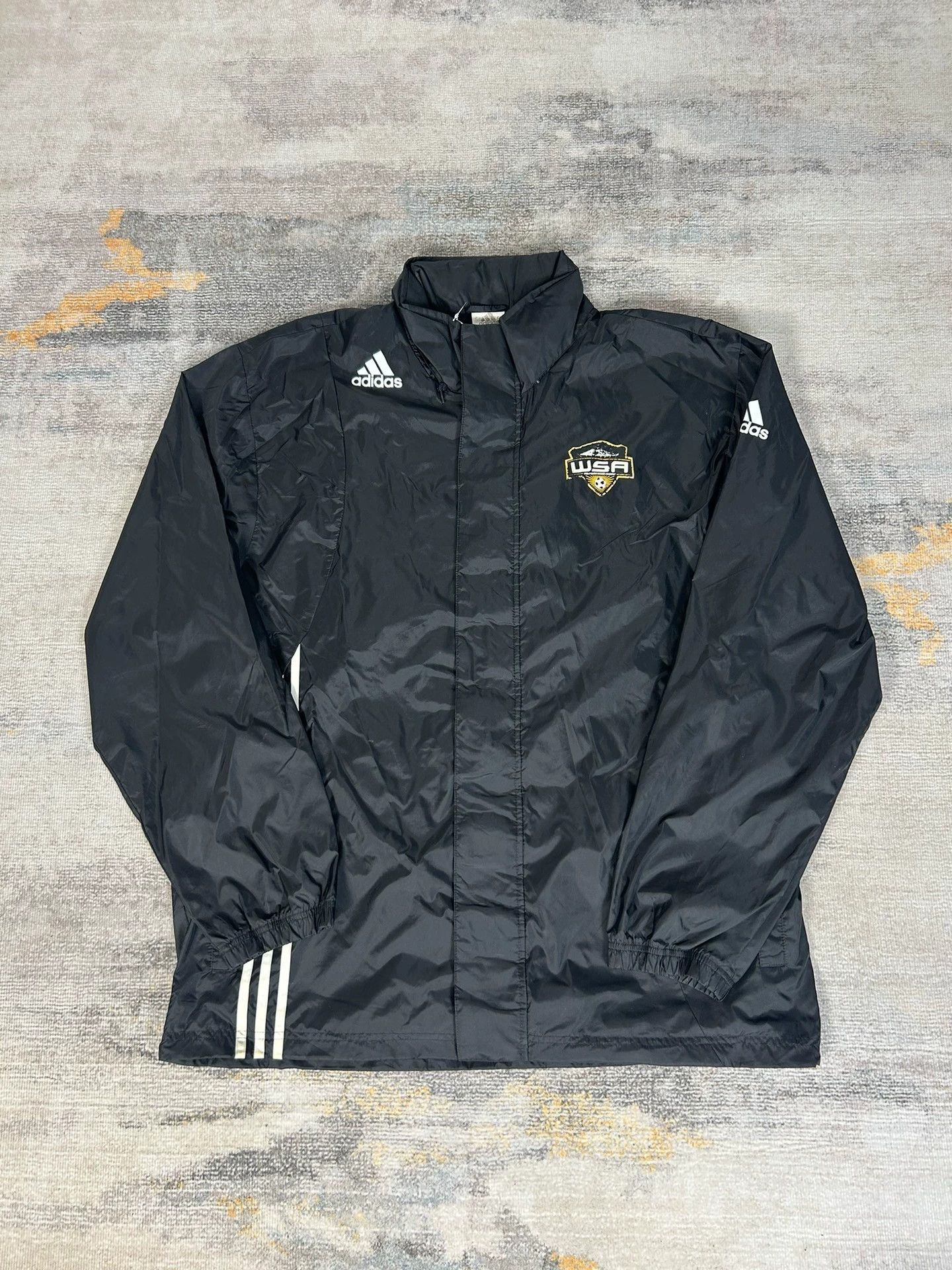 Adidas Vintage Adidas Windbreaker Jacket / Outerwear Size US XL / EU 56 / 4 - 1 Thumbnail