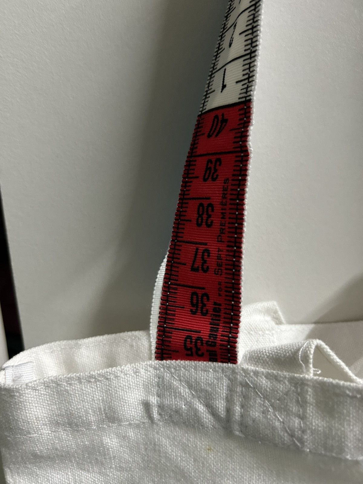 Jean Paul Gaultier For Sept Premieres FW2015 Measuring Tape Tote Bag Size ONE SIZE - 10 Thumbnail