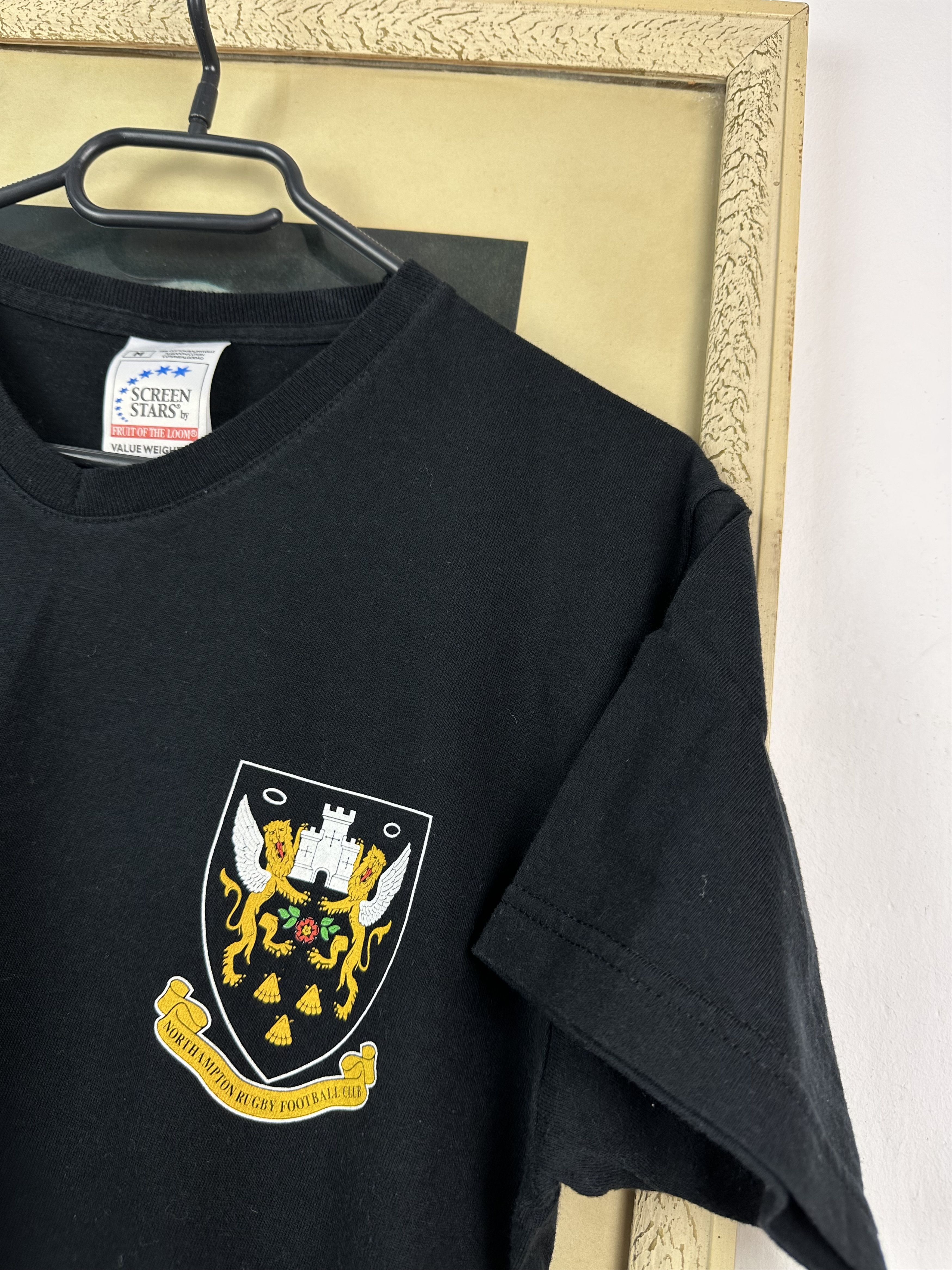 Vintage Northampton Rugby Shirt Vintage Jersey Cup Final Train Size US M / EU 48-50 / 2 - 3 Thumbnail