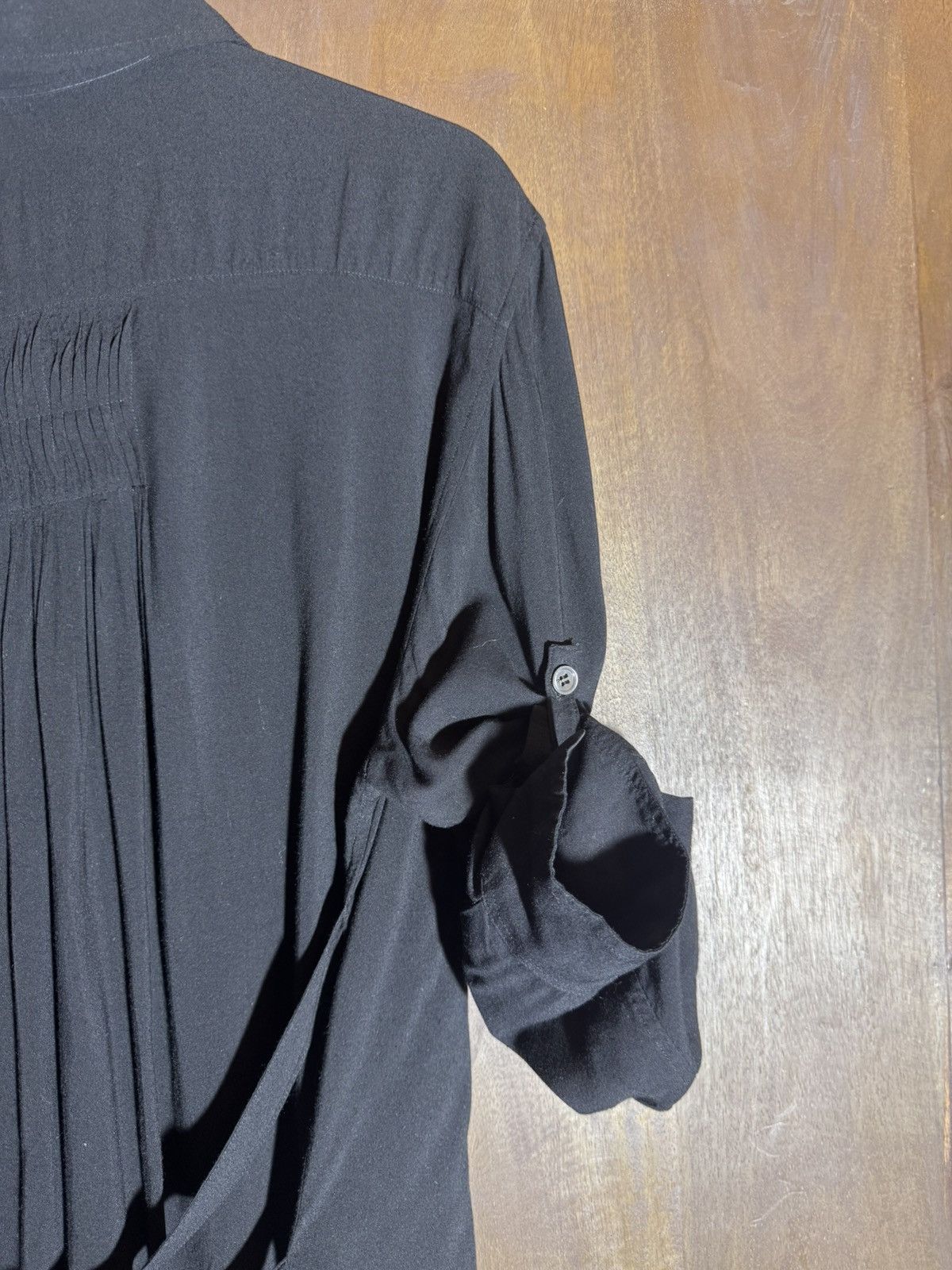 Ann Demeulemeester ann demeulemeester fw10 runway long black shirt 40 fr Size M / US 6-8 / IT 42-44 - 12 Thumbnail