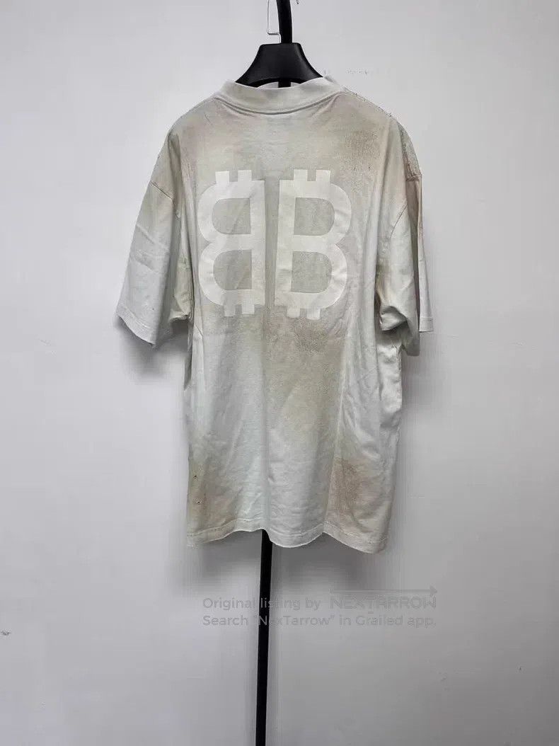 Balenciaga Balenciaga Letter Logo Printed Round Neck Short Sleeve T-S Size US M / EU 48-50 / 2 - 2 Thumbnail
