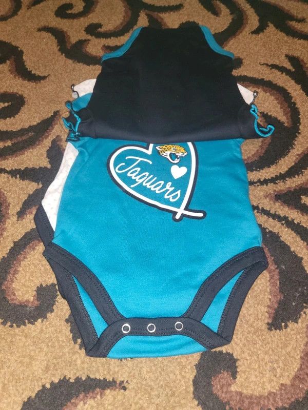 Other NFL Baby Jaguars 3 piece set Girl Size ONE SIZE - 2 Thumbnail