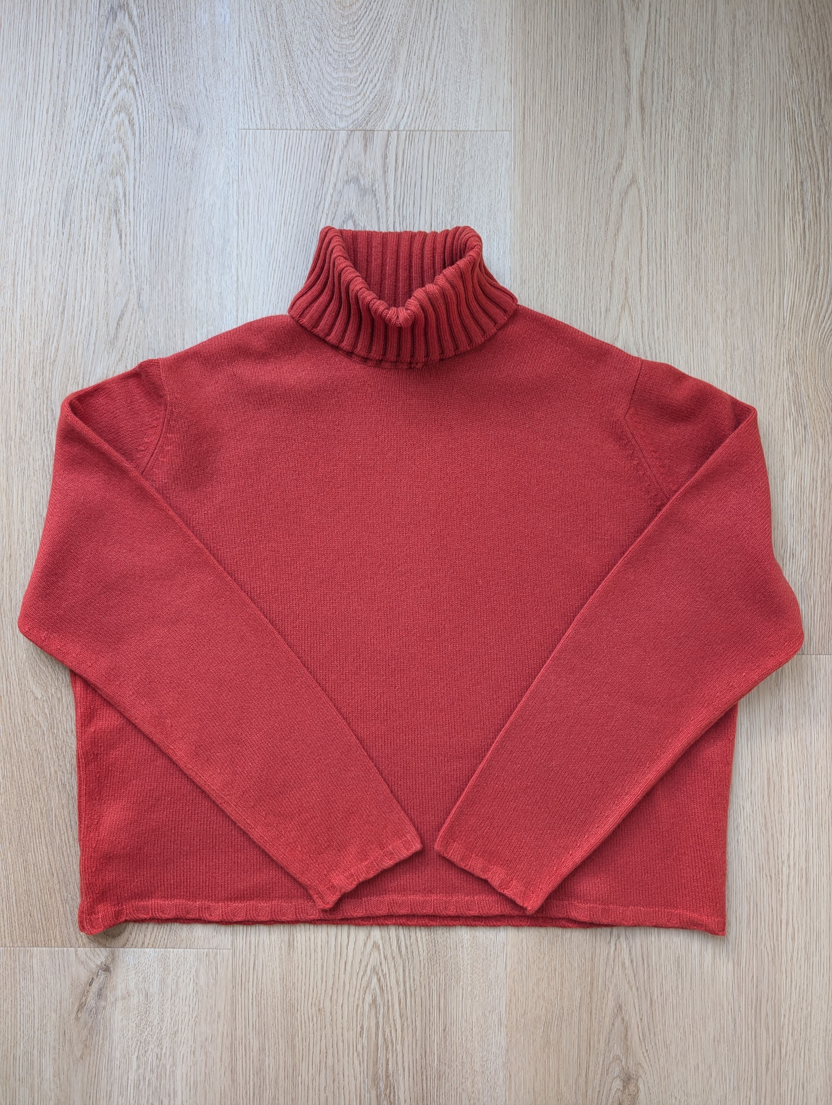 Ballantyne Ballantyne 100% Cashmere Scotland Crop Turtleneck Sweater Size US S / EU 44-46 / 1 - 6 Thumbnail