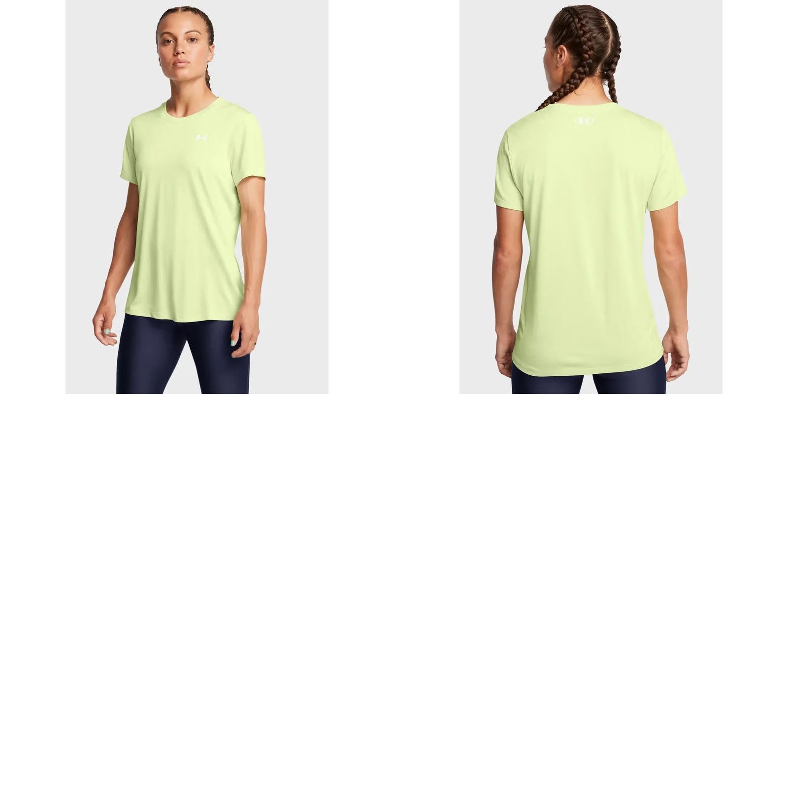 Under Armour Under Armour Women Compression Training Shirt Jersey XS X-Small Lime Solid Short Sleeve Round Neck Training Shirt Womens XS Lime Under Armour Shirt Size XS / US 0-2 / IT 36-38 - 8 Thumbnail