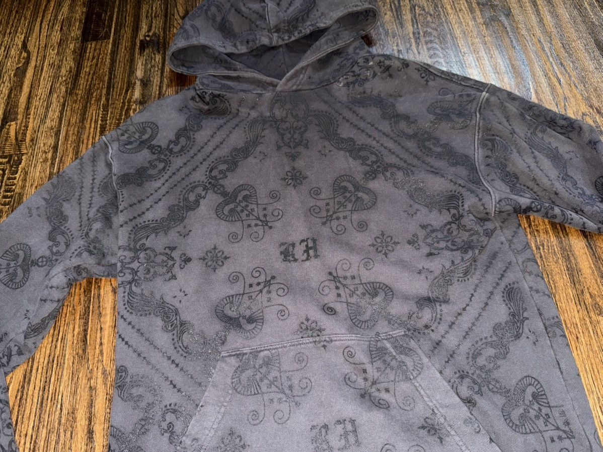 Rhude Rhude Paisley Monogram Hoodie Vintage Black Size Medium Size US M / EU 48-50 / 2 - 10 Thumbnail