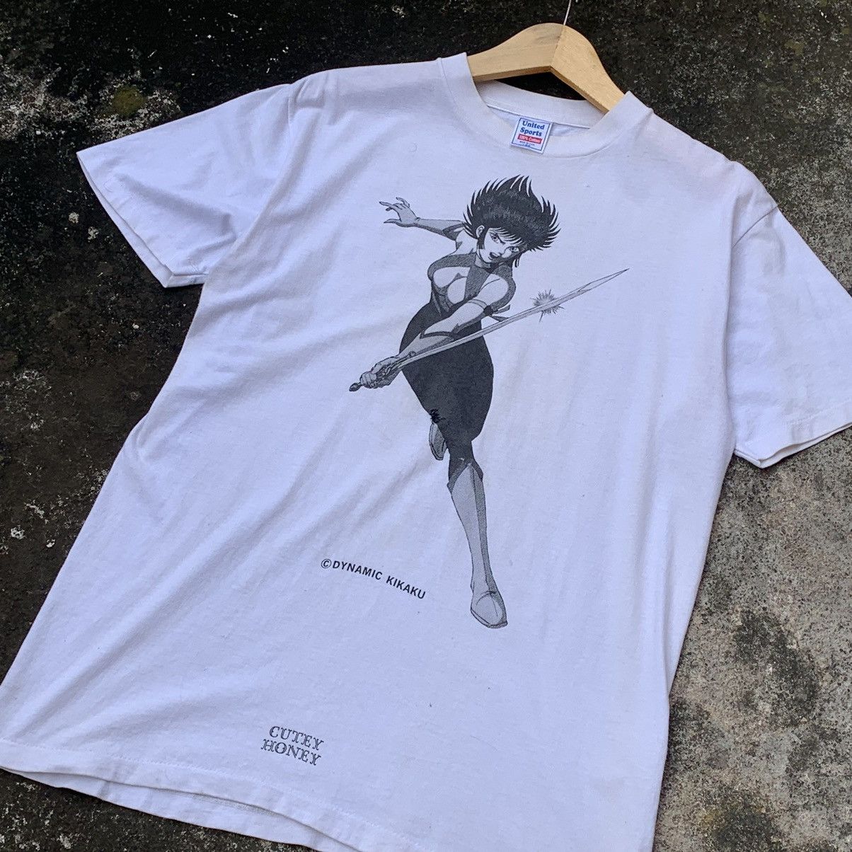 Anime × Japanese Brand × Vintage EXTREME RARE Cutey Honey Vintage Tees Size US L / EU 52-54 / 3 - 1 Thumbnail