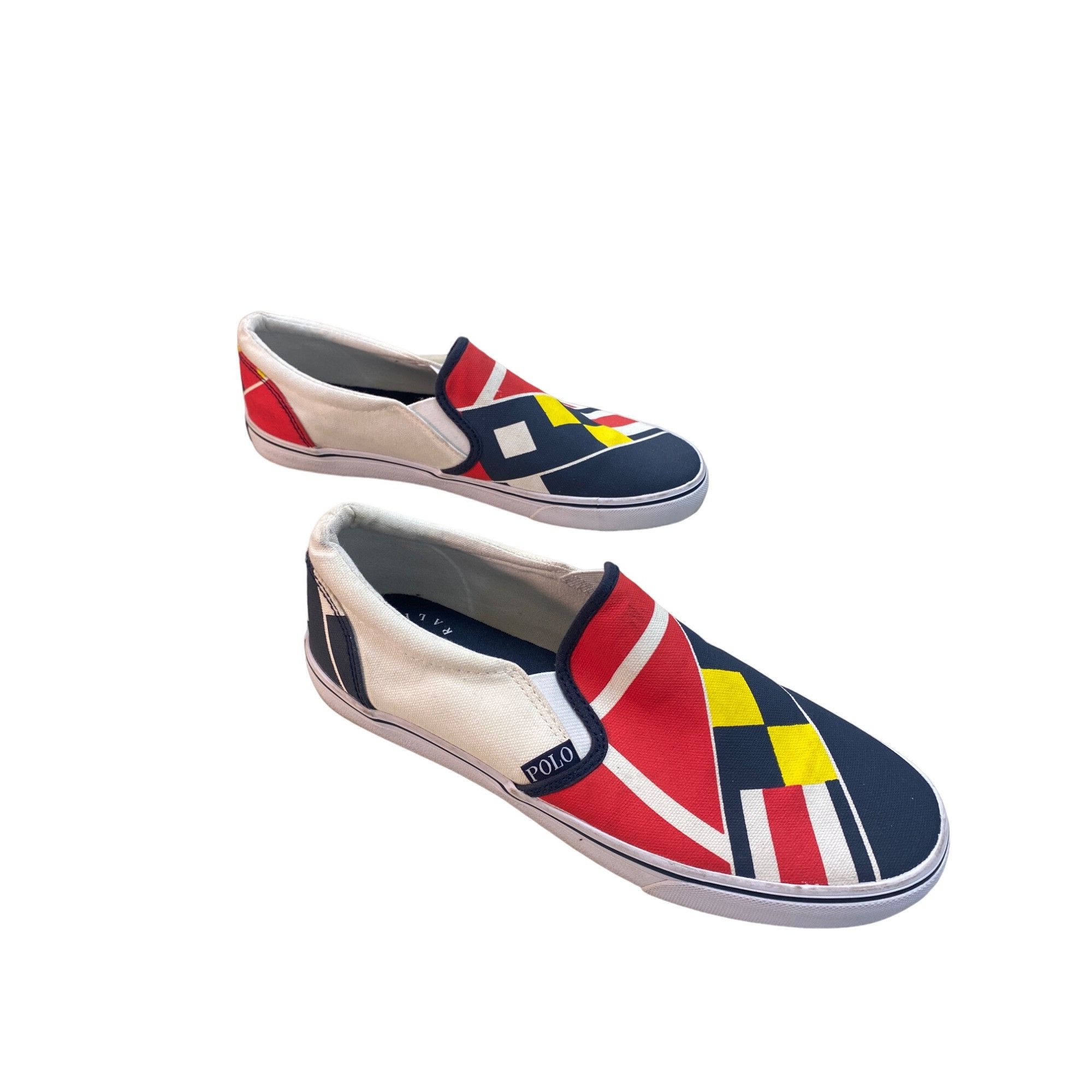 Polo Ralph Lauren Polo multicolor shoes sneakers loafers size 6.5 SKU 563 Size US 6.5 / IT 36.5 - 4 Thumbnail