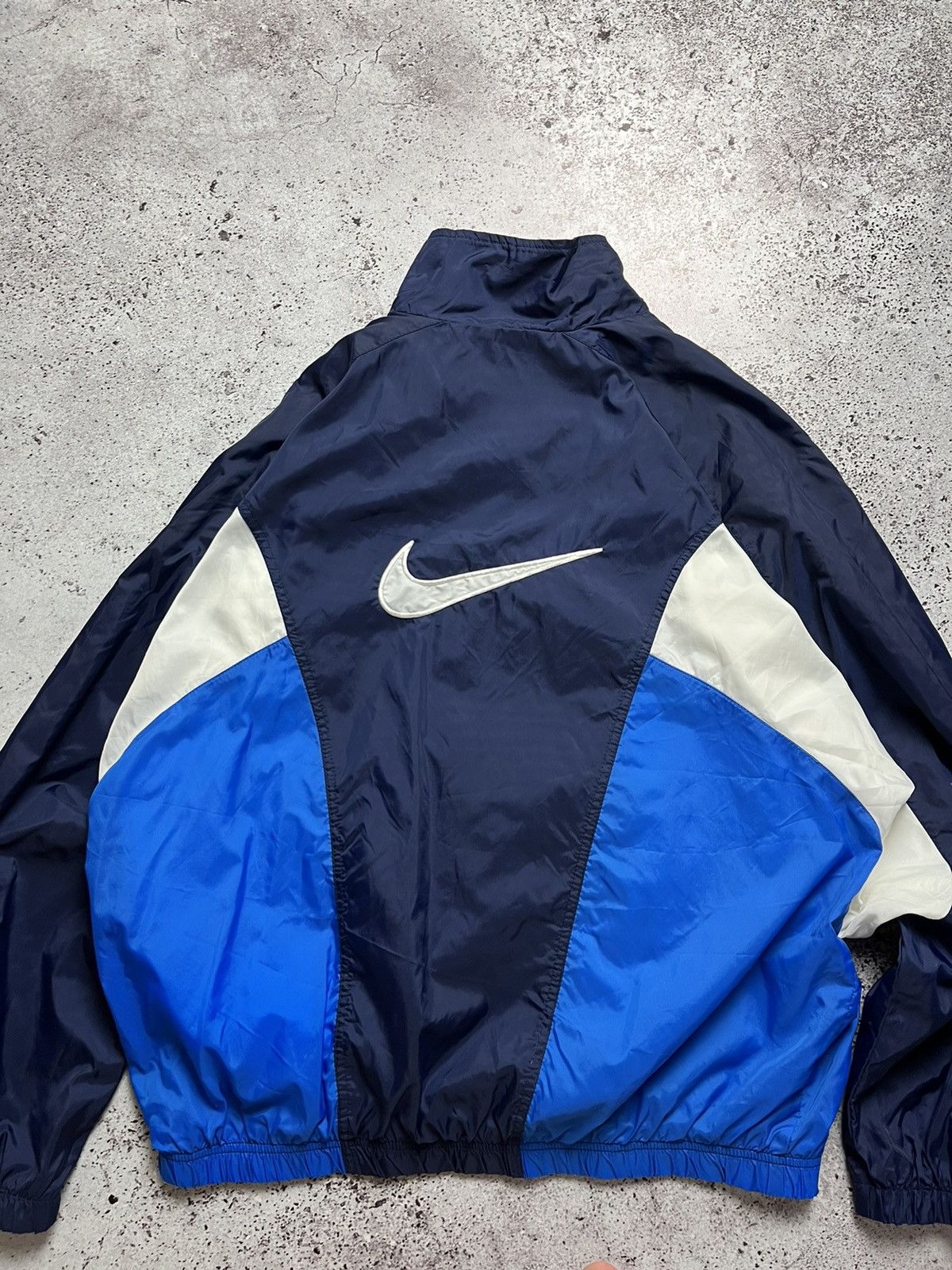 Nike × Vintage 🧥😬Vintage Nike Jacket Big Reflective Swoosh Size US L / EU 52-54 / 3 - 2 Thumbnail