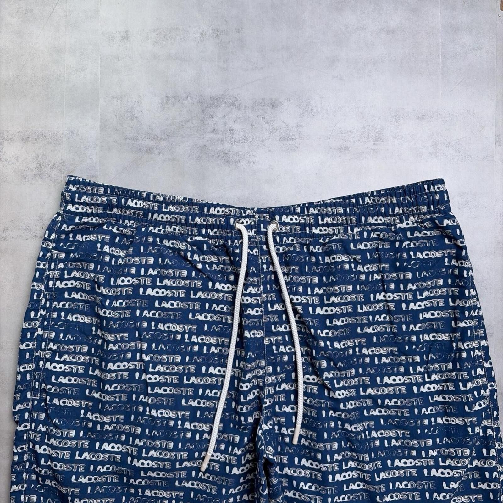 Lacoste Y2K Blue Lacoste Logo Board Shorts Size US 32 / EU 48 - 2 Thumbnail