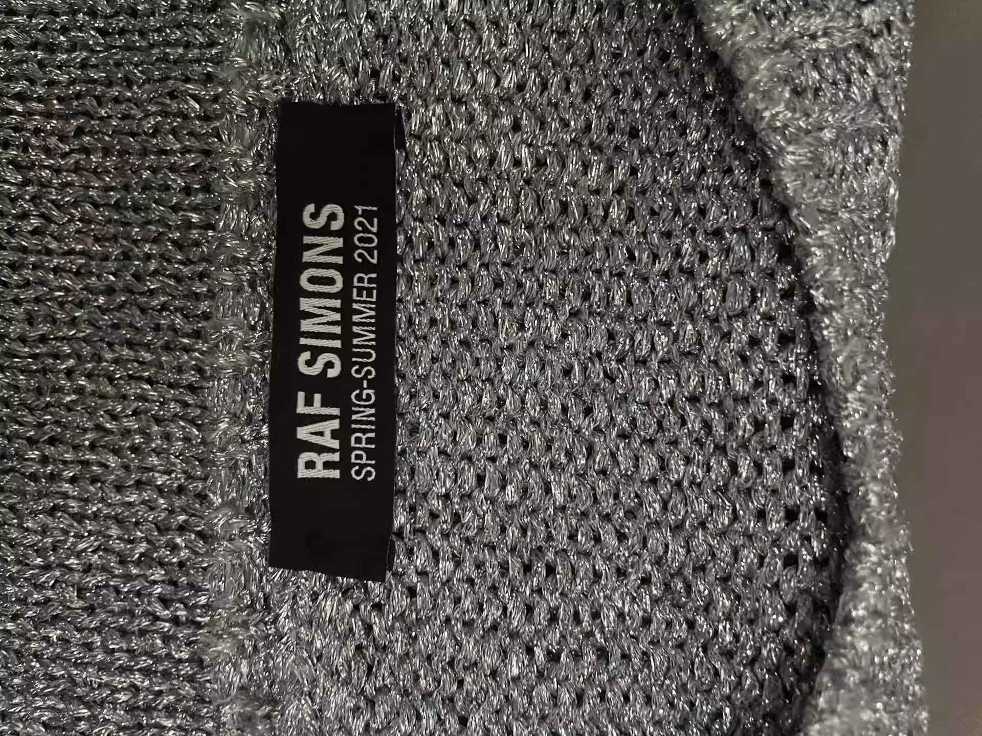 Raf Simons raf simons metallic silk sweater Size US S / EU 44-46 / 1 - 4 Thumbnail