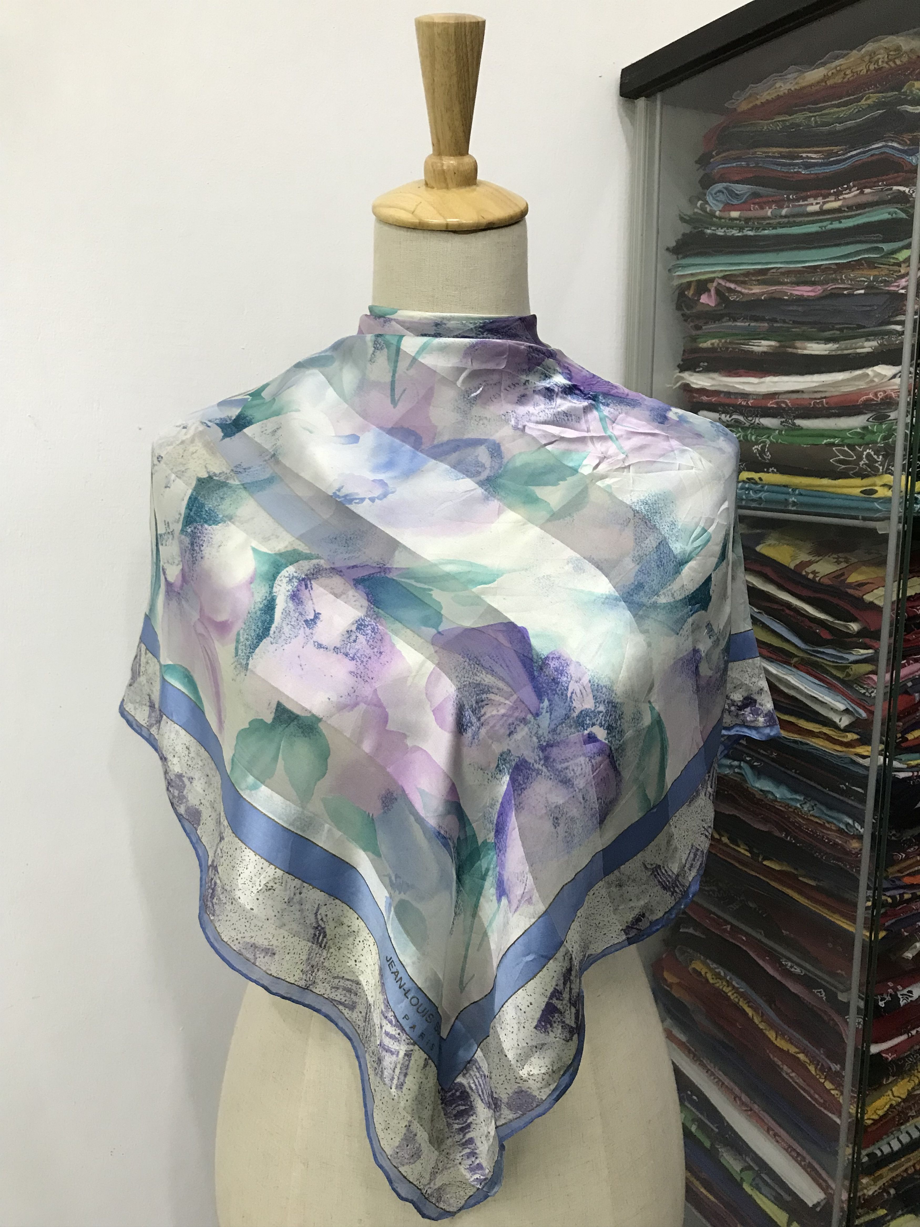 Jean-Louis Scherrer Vintage Jean Louis Scherrer Silk Scarf Size ONE SIZE - 1 Thumbnail
