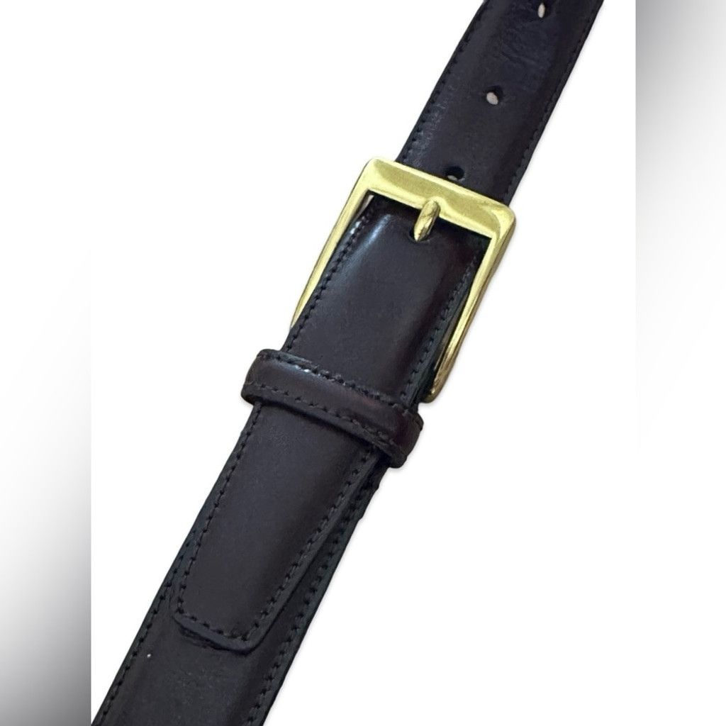 Cole Haan Cole Haan Genuine Leather Dress Belt Brown Men’s 38/95. Size 38 - 3 Thumbnail