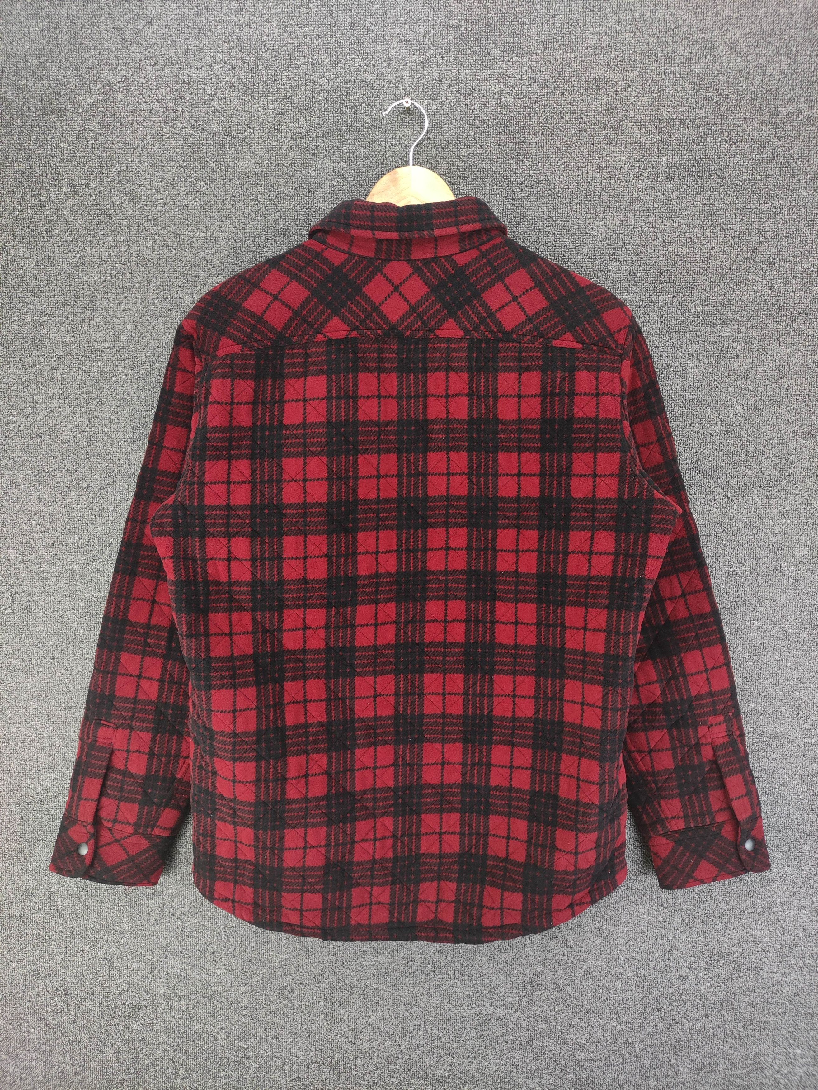 Uniqlo Uniqlo Quilted Shadow Plaid Flannel Jacket Snap Button Size US M / EU 48-50 / 2 - 7 Thumbnail