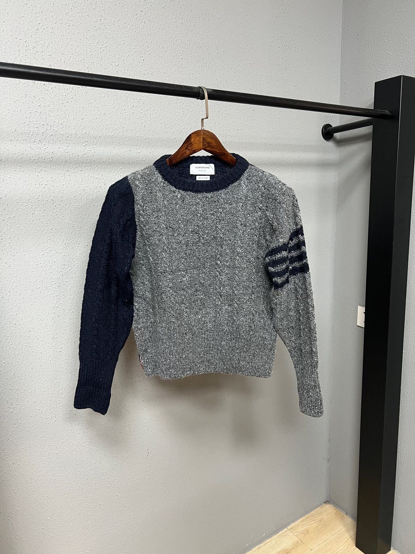 Thom Browne Color Block Knitted Sweater