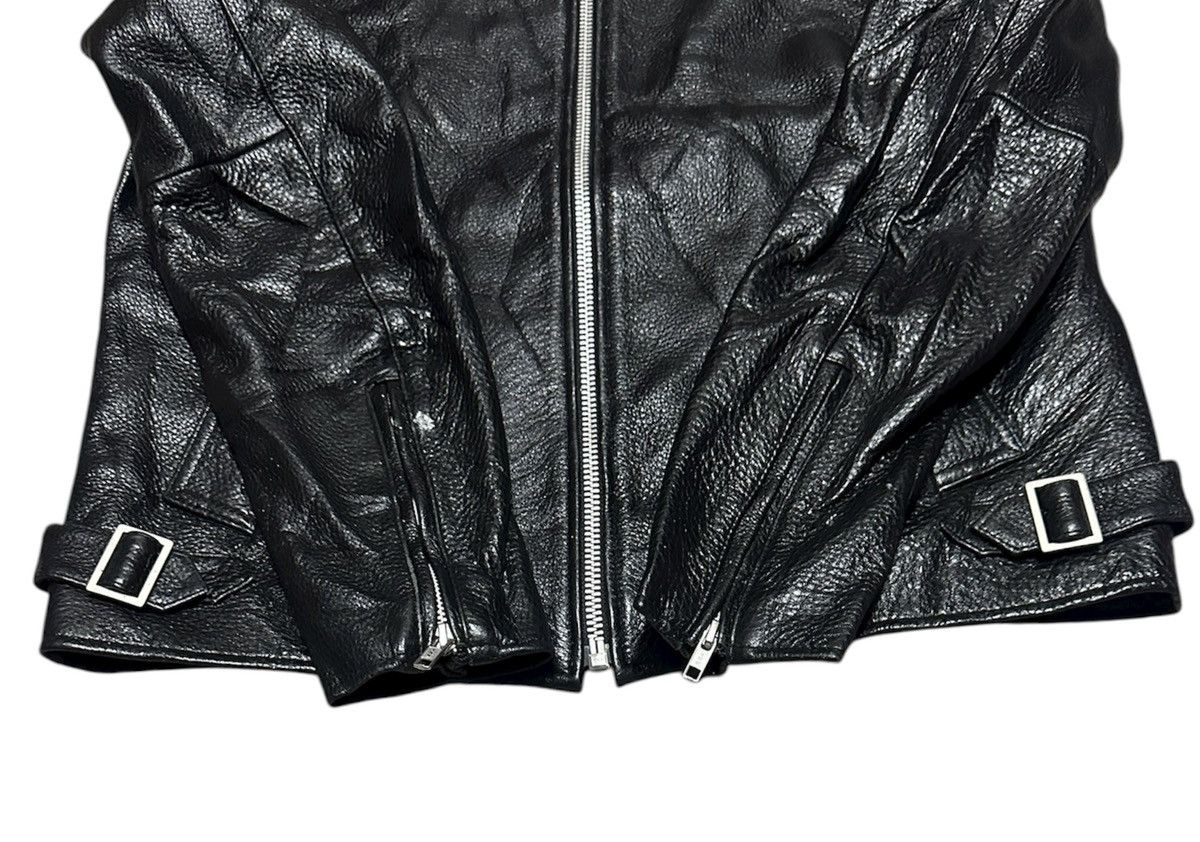 Leather Vintage Urban Stoff Motocycle Leather Jacket Size US XL / EU 56 / 4 - 2 Thumbnail