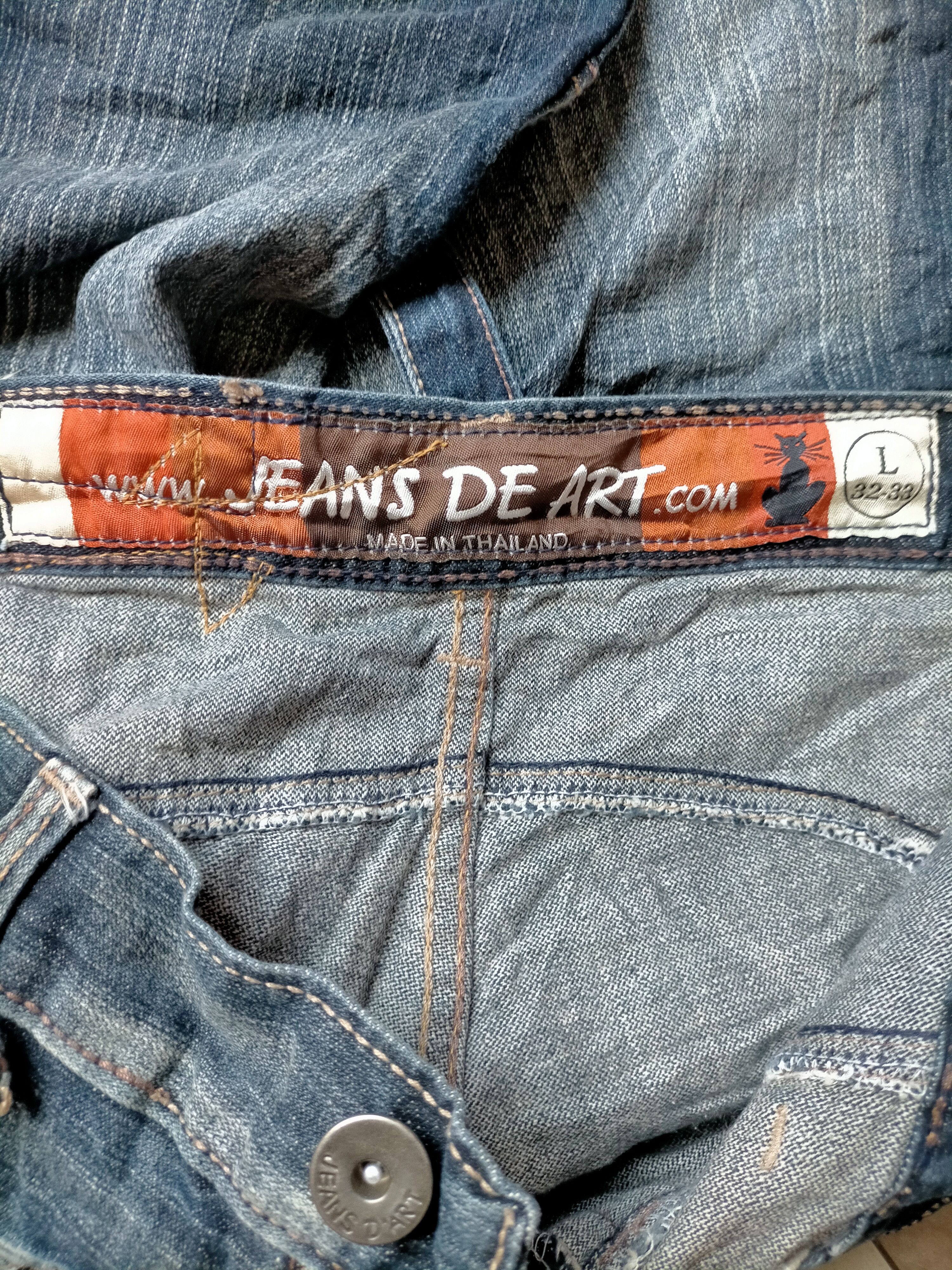Hysteric Glamour × Japanese Brand Jeans De Art Bondage Punk Cargo Denim Pants Size US 32 / EU 48 - 19 Thumbnail