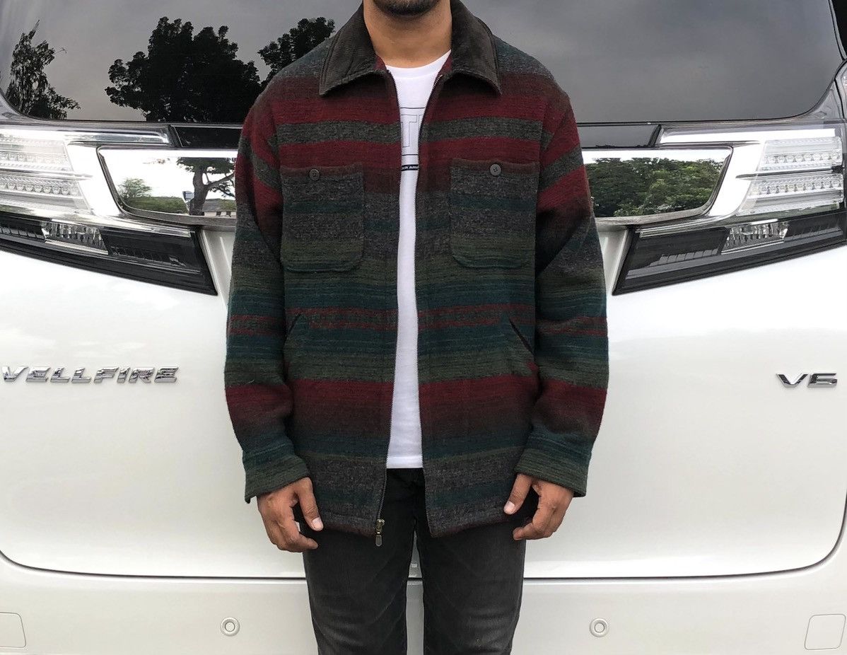 Woolrich Woolen Mills Woolrich Wool Striped Blanket Zipper Jacket Made In USA 🇺🇸 Size US M / EU 48-50 / 2 - 4 Thumbnail