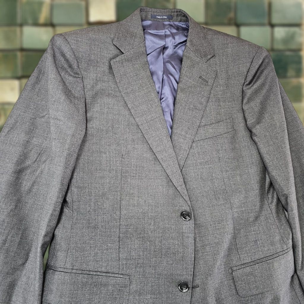 Suitsupply Suitsupply Blazer Mens 50 Gray Wool Napoli Perennial Vitale Barberis Classic Jacket Size 40R - 1 Thumbnail
