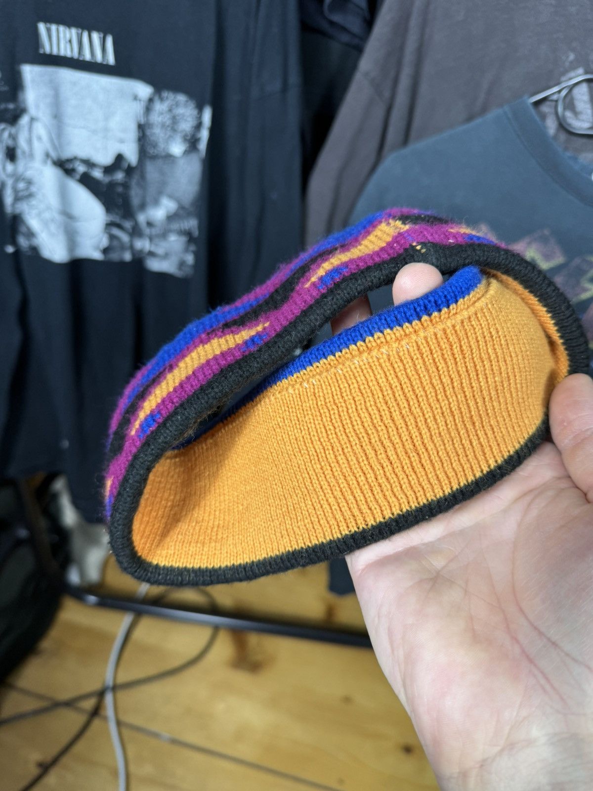 Lacoste × Vintage 80s Lacoste Handband Aztec Style Made in France Vintage Size ONE SIZE - 10 Thumbnail