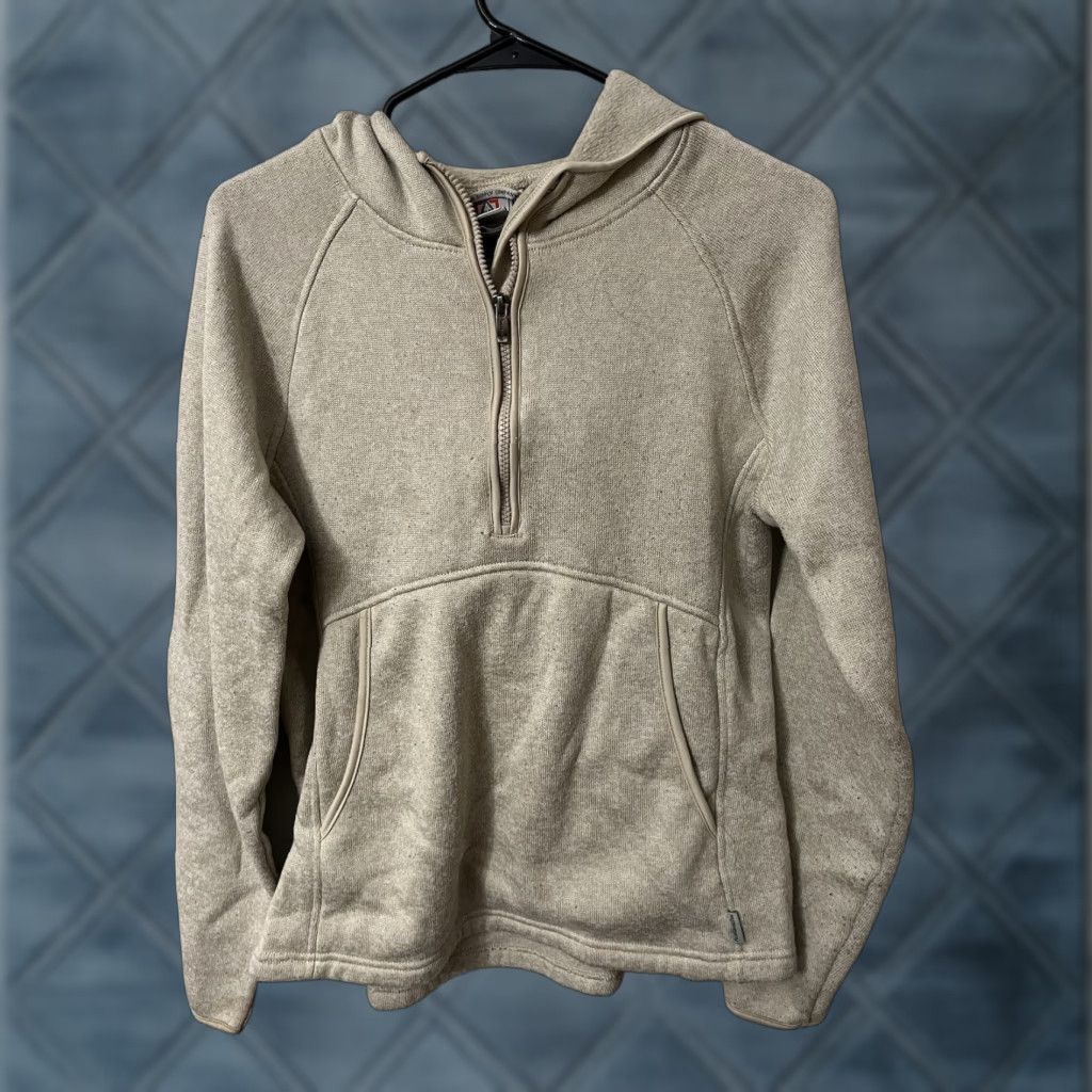 Avalanche Avalanche Hoodie Women’s Size Medium Beige Solid Fleece Zip Pullover Long Sleeve High Neck Regular imitates Activewear Skiing Walking Womens Size M / US 6-8 / IT 42-44 - 1 Thumbnail