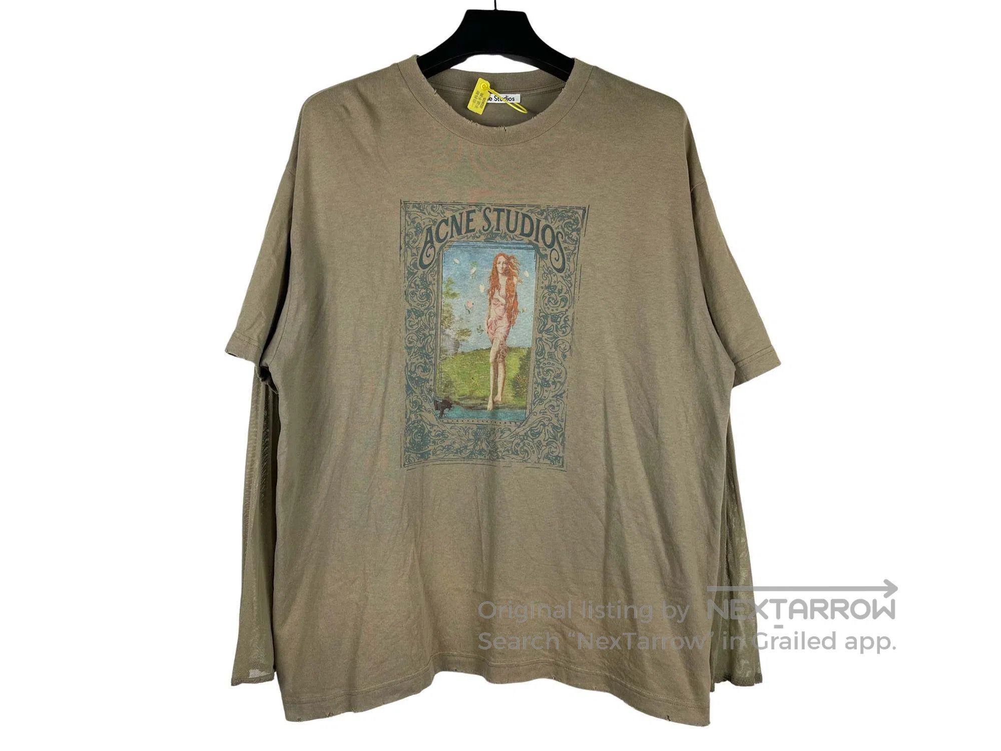 Acne Studios Acne Studios Printed Mesh Sleeve Two-Piece Long Sleeve Size US M / EU 48-50 / 2 - 1 Thumbnail