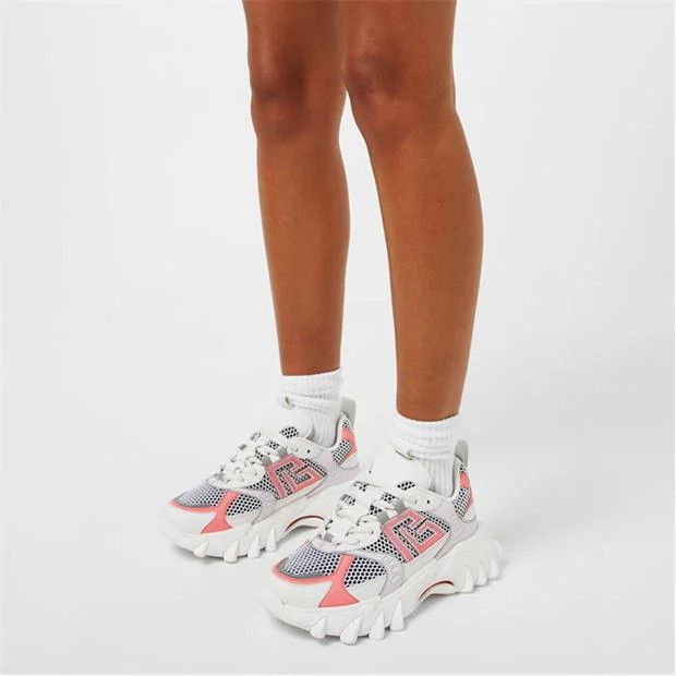 Balmain o1g2r1mq0924 Trainers in Blanc & Rose Size US 8 / IT 38 - 5 Thumbnail