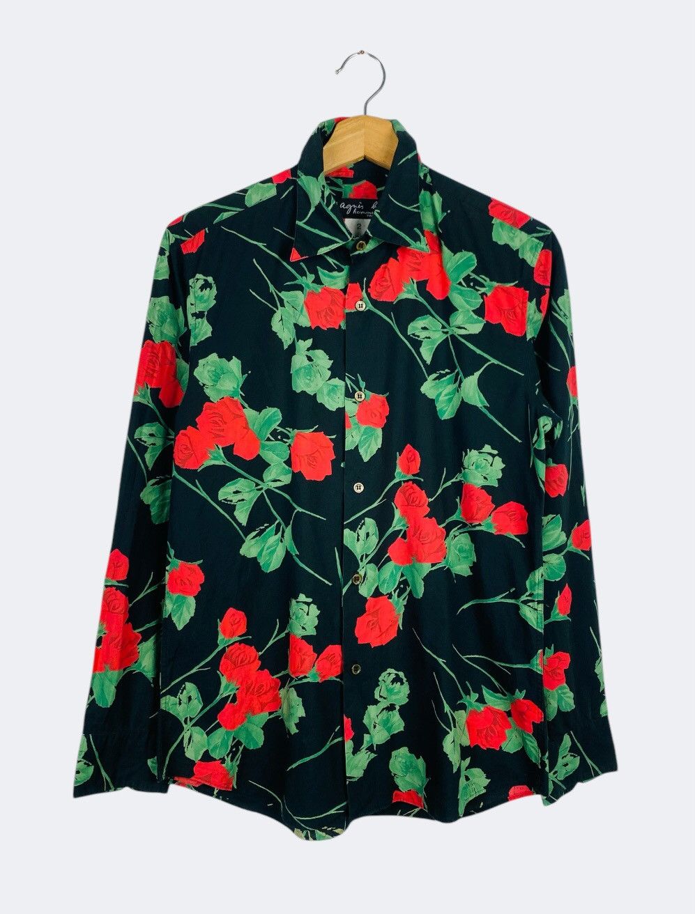 agnes b. A09 Rare-Agnes B Rose Full Print Flanel Size US M / EU 48-50 / 2 - 1 Thumbnail