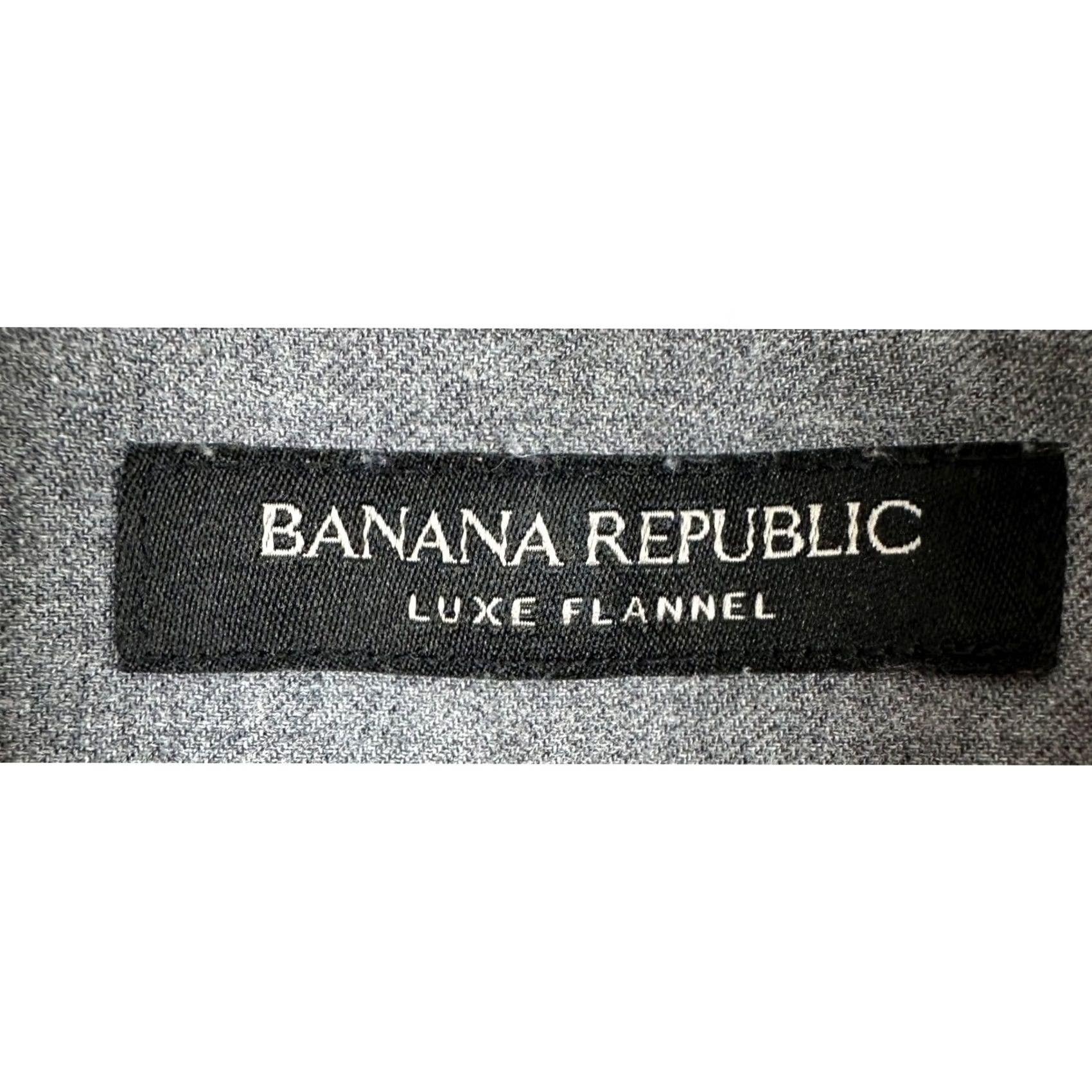Banana Republic Banana Republic Luxe Shirt Flannel Button Down Mens Medium Red Plaid Grant Fit Shirt Mens Regular Red Plaid Button-Down Size US M / EU 48-50 / 2 - 4 Thumbnail
