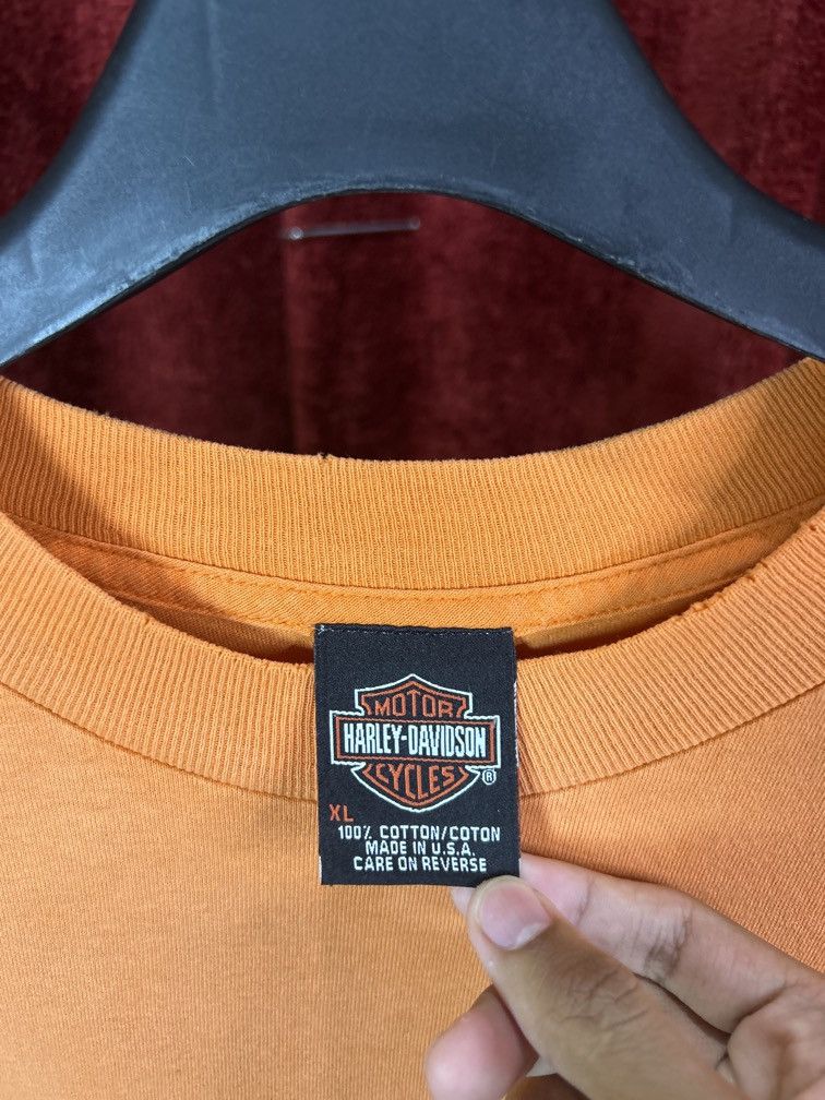 Harley Davidson y2kVintage Harley Davidson long sleeve Flame Size XL Orange Size US XL / EU 56 / 4 - 3 Thumbnail