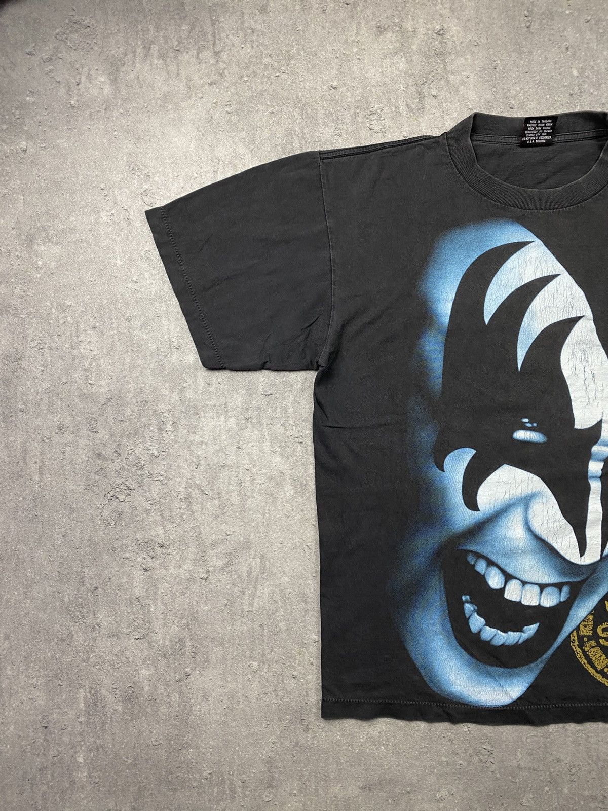 Japanese Brand × KISS × Vintage !!!RARE!!! Kiss t-shirt 1990 vintage avantgarde rok dripp Size US L / EU 52-54 / 3 - 2 Thumbnail