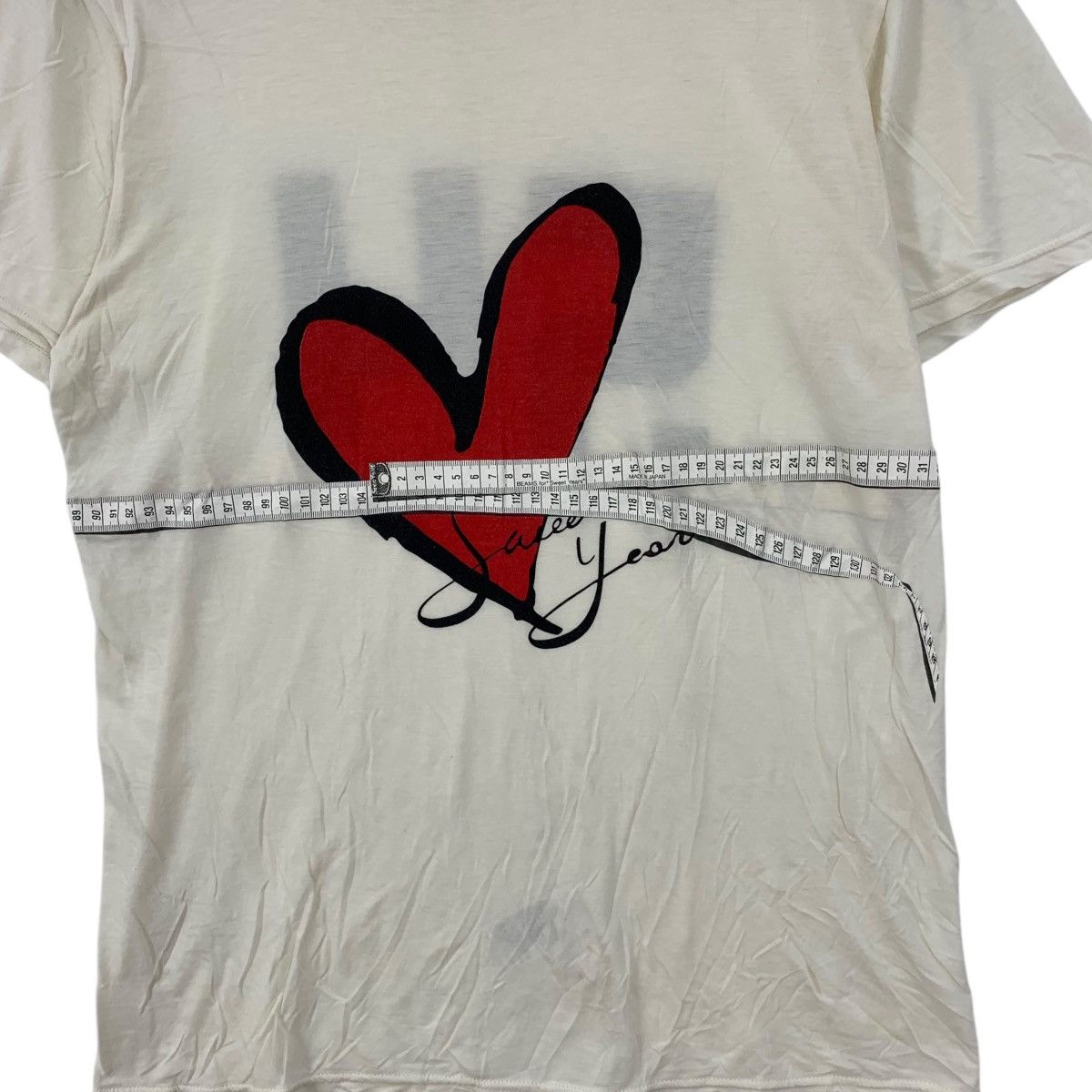 Beams Plus BEAMS PLUS SWEET YEARS Collection Love Tee Shirt Top Size M / US 6-8 / IT 42-44 - 3 Thumbnail