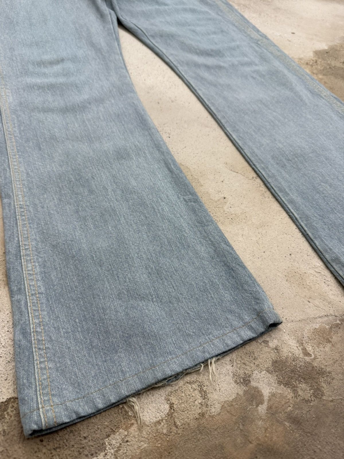 Edwin Miss 503 Edwin Light Washed Flare Unisex Denim Pants Size 30" / US 8 / IT 44 - 5 Thumbnail