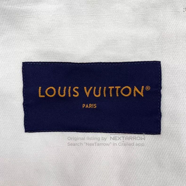 Louis Vuitton Louis Vuitton 23 white and blue color-block spray-painted Size US S / EU 44-46 / 1 - 6 Thumbnail