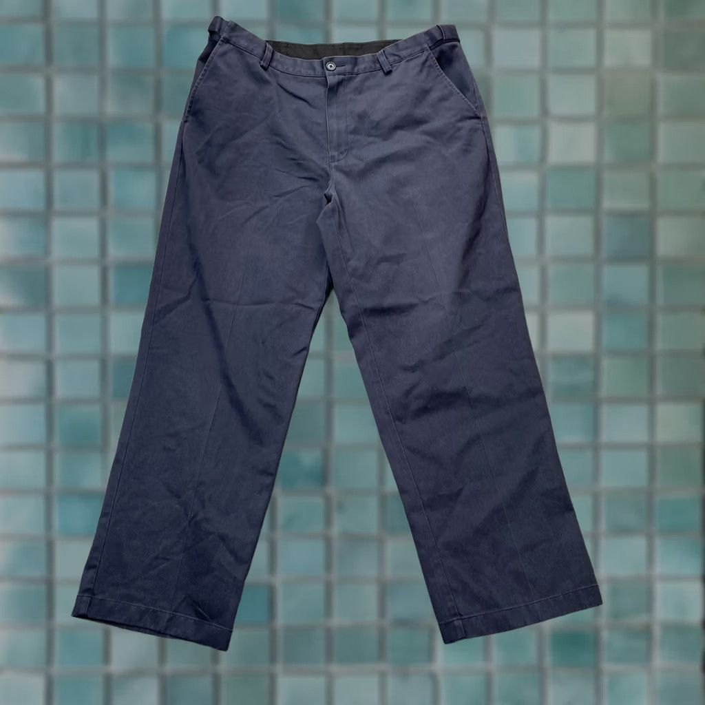 Vintage VTG L.L.Bean Pants Mens 37x30 Blue Cotton Chino Comfort Straight Leg Slacks Size US 37 - 1 Thumbnail