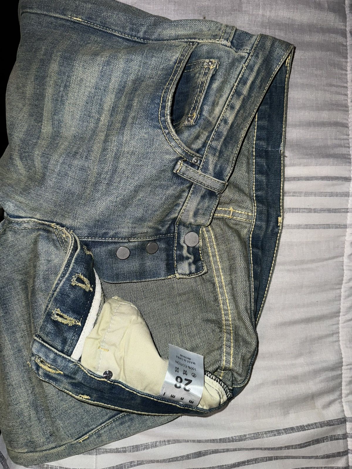 MNML Mnml Zipper Denim Jeans Size US 28 / EU 44 - 1 Thumbnail