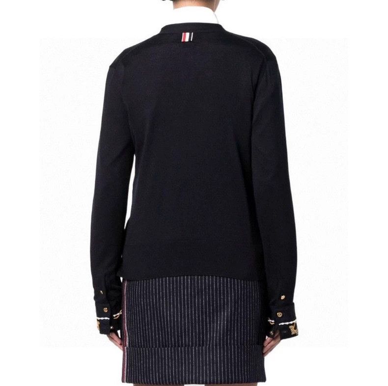 Thom Browne Thom Browne V-neck button knit Size XS / US 0-2 / IT 36-38 - 7 Thumbnail