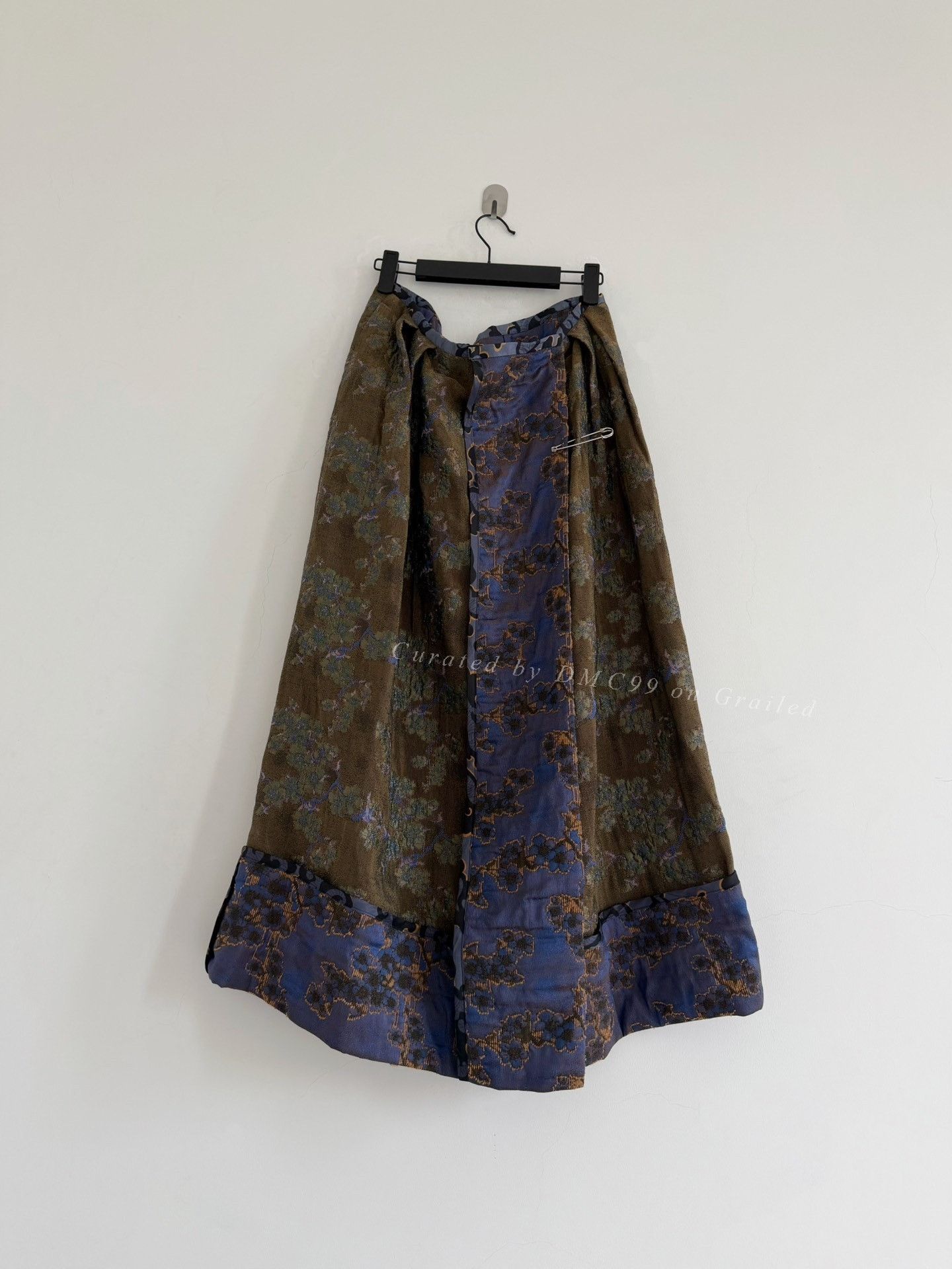 Dries Van Noten Dries van Noten Vintage Jacquard Skirt Size 38" / US 16 / IT 52 - 1 Thumbnail
