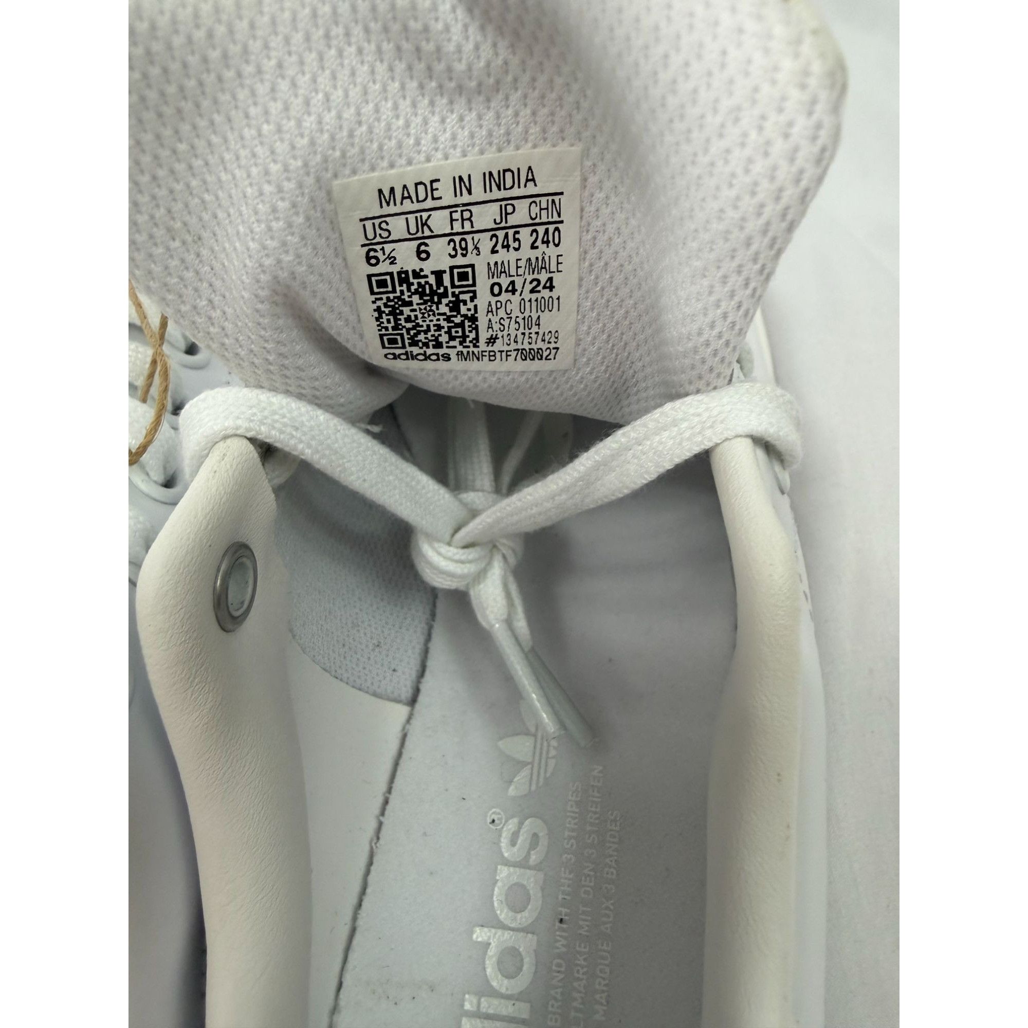 Adidas Adidas Stan Smith White Leather Sneakers Men 6.5 Women 8 Cla Size US 6.5 / EU 39-40 - 7 Thumbnail