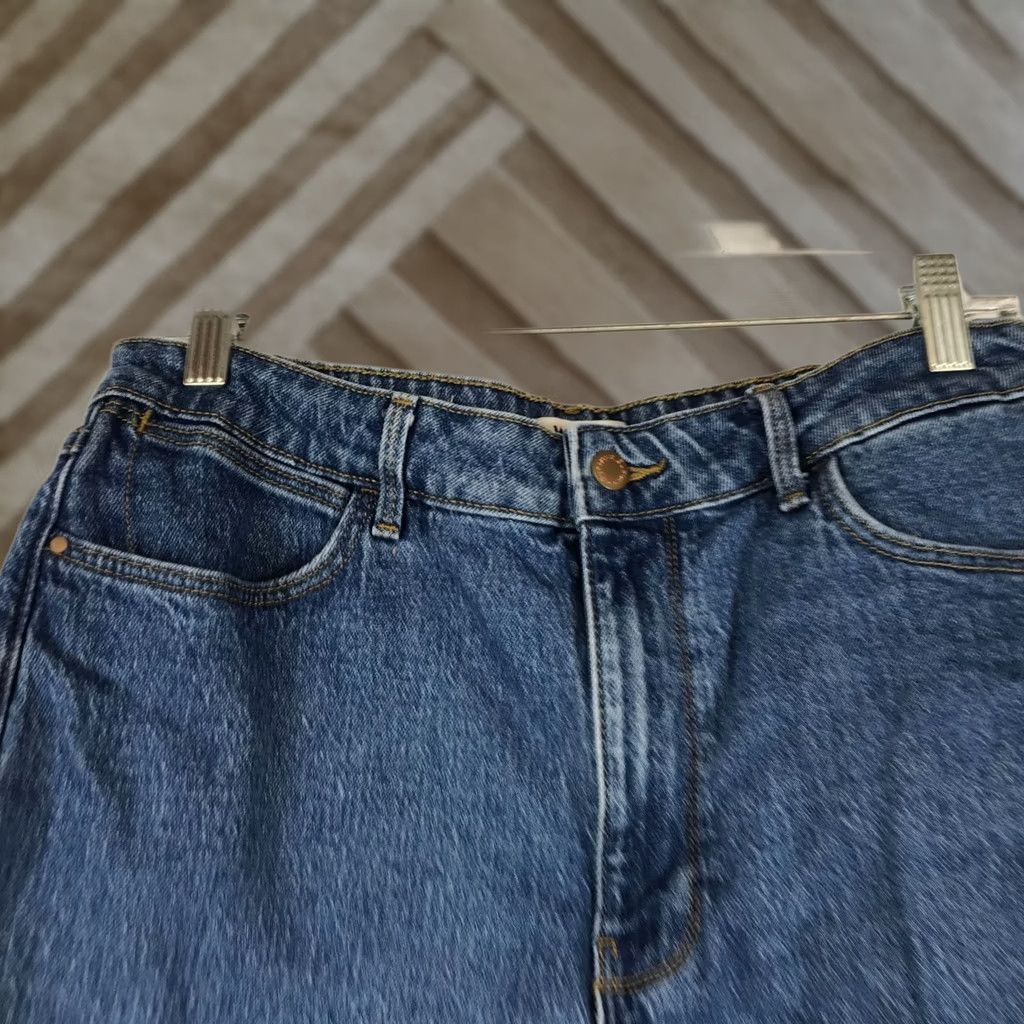 Wrangler WRANGLER WOMEN'S 31 BLUE DENIM HIGH-RISE CUTOFF SHORTS Size 24" / US 00 / IT 34 - 1 Thumbnail