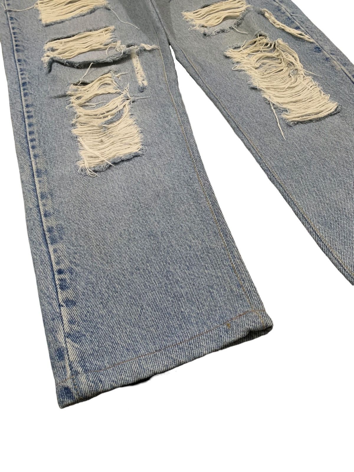 Levi's Vintage 80s Levis 550 Orange Tab Rusty Wash Distressed Jeans Size US 31 - 9 Thumbnail
