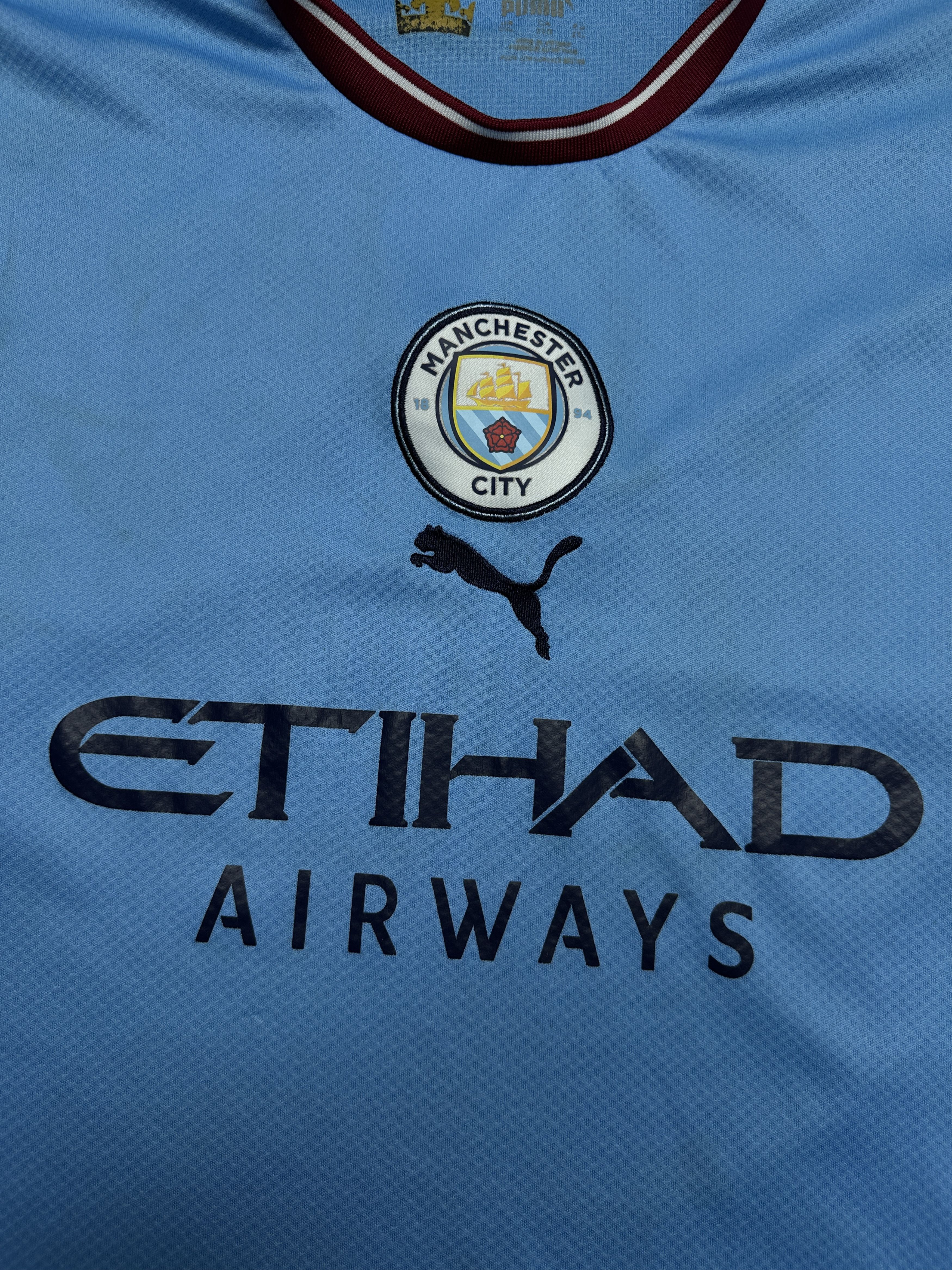 Puma Puma Manchester City Mens T-Shirt Football Size US L / EU 52-54 / 3 - 3 Thumbnail