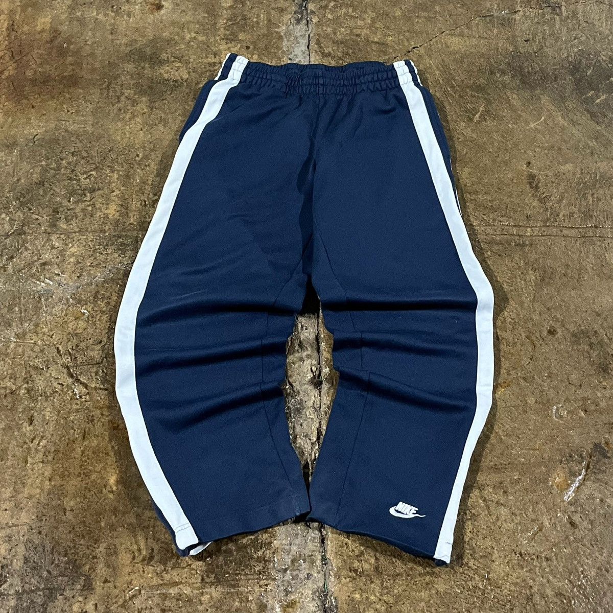 Nike × Vintage Crazy Vintage Y2K Nike Track Pants Baggy Wide Leg Essential Size US 29 - 1 Thumbnail