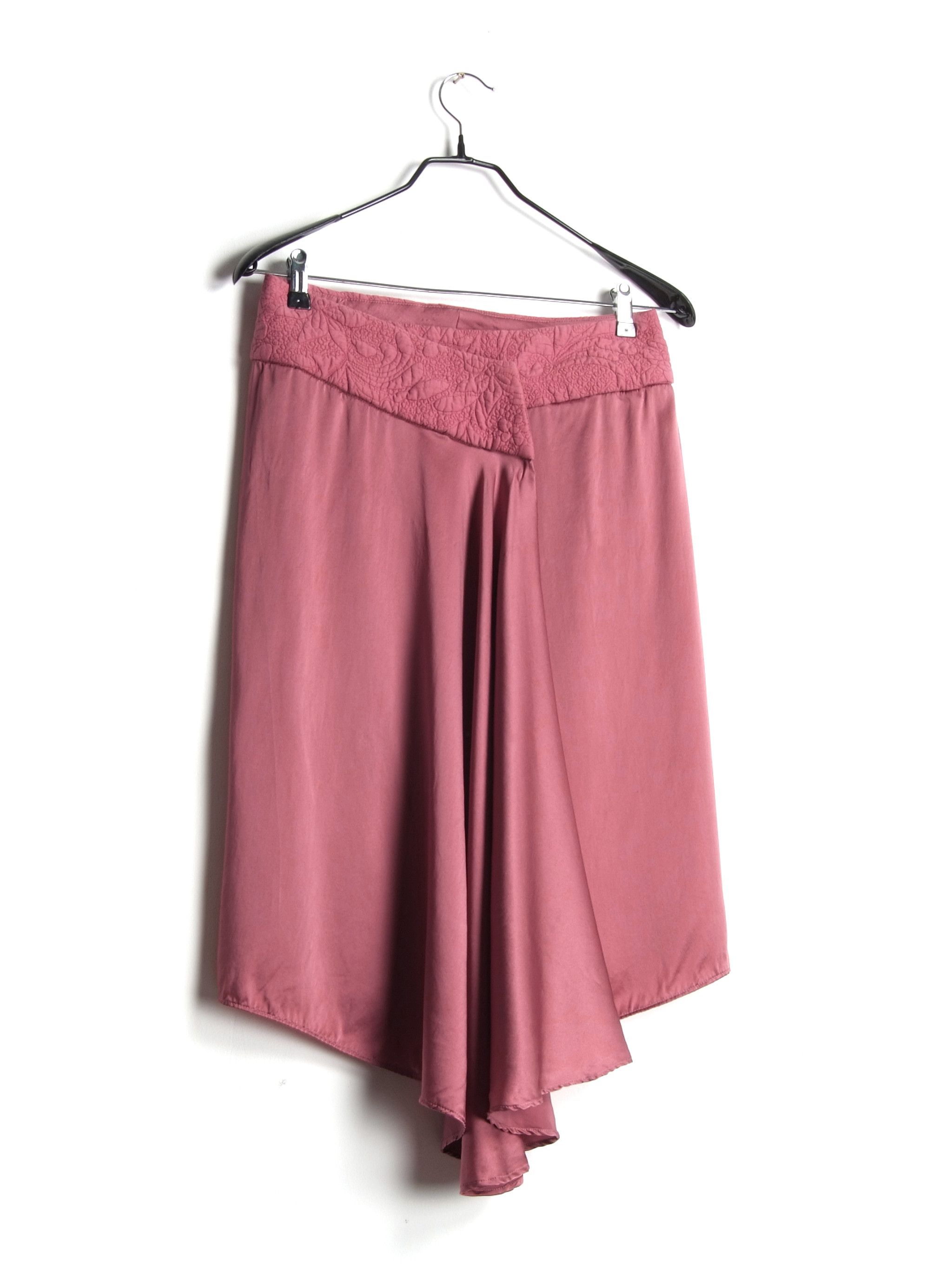 スカート ISABEL MARANT Roumi skirt with pink print in silk ROUMI SKIRT Woman pink | ISABEL MARANT Official online store